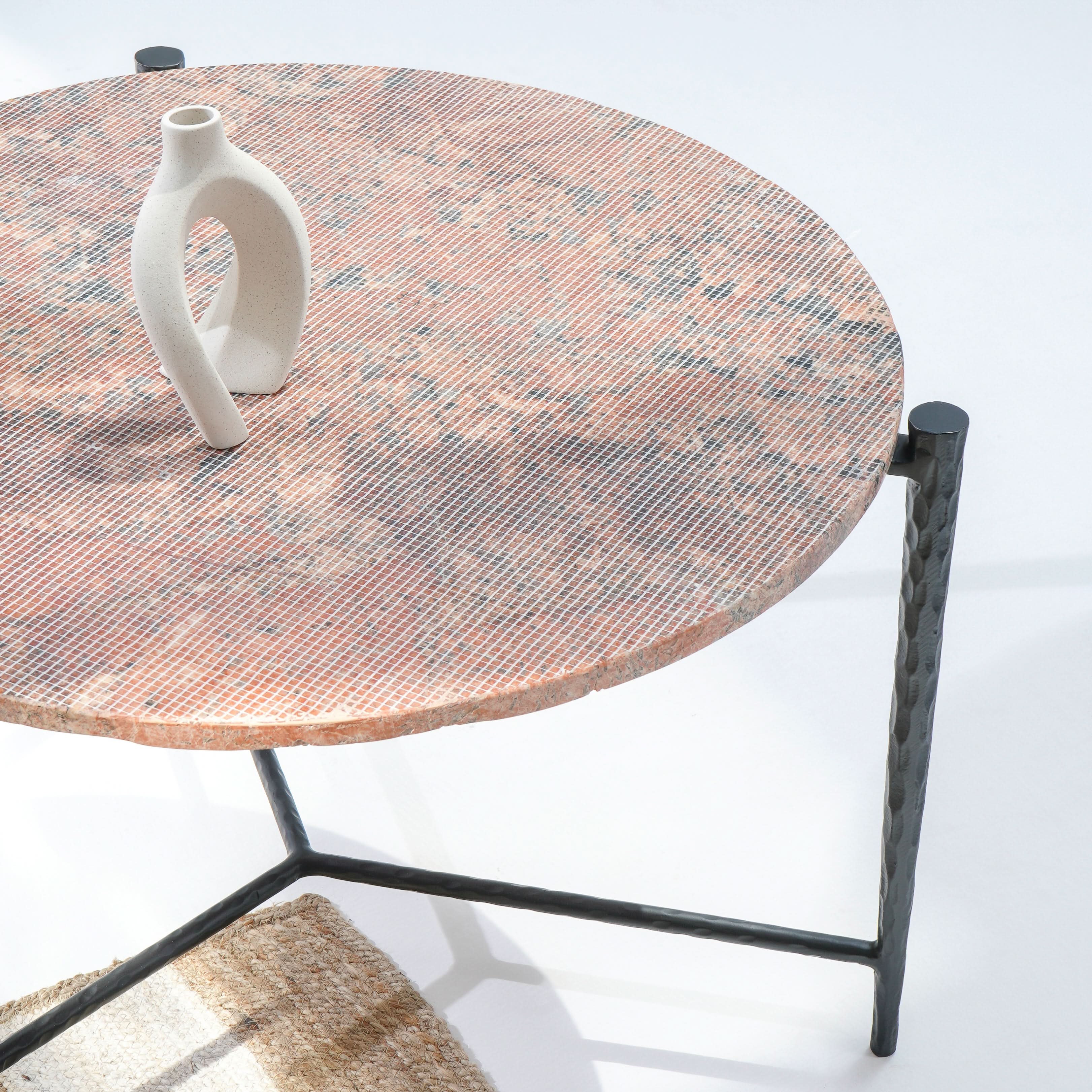 MARBLE NOBLE NEST COFFEE TABLE - Art and craft furniture