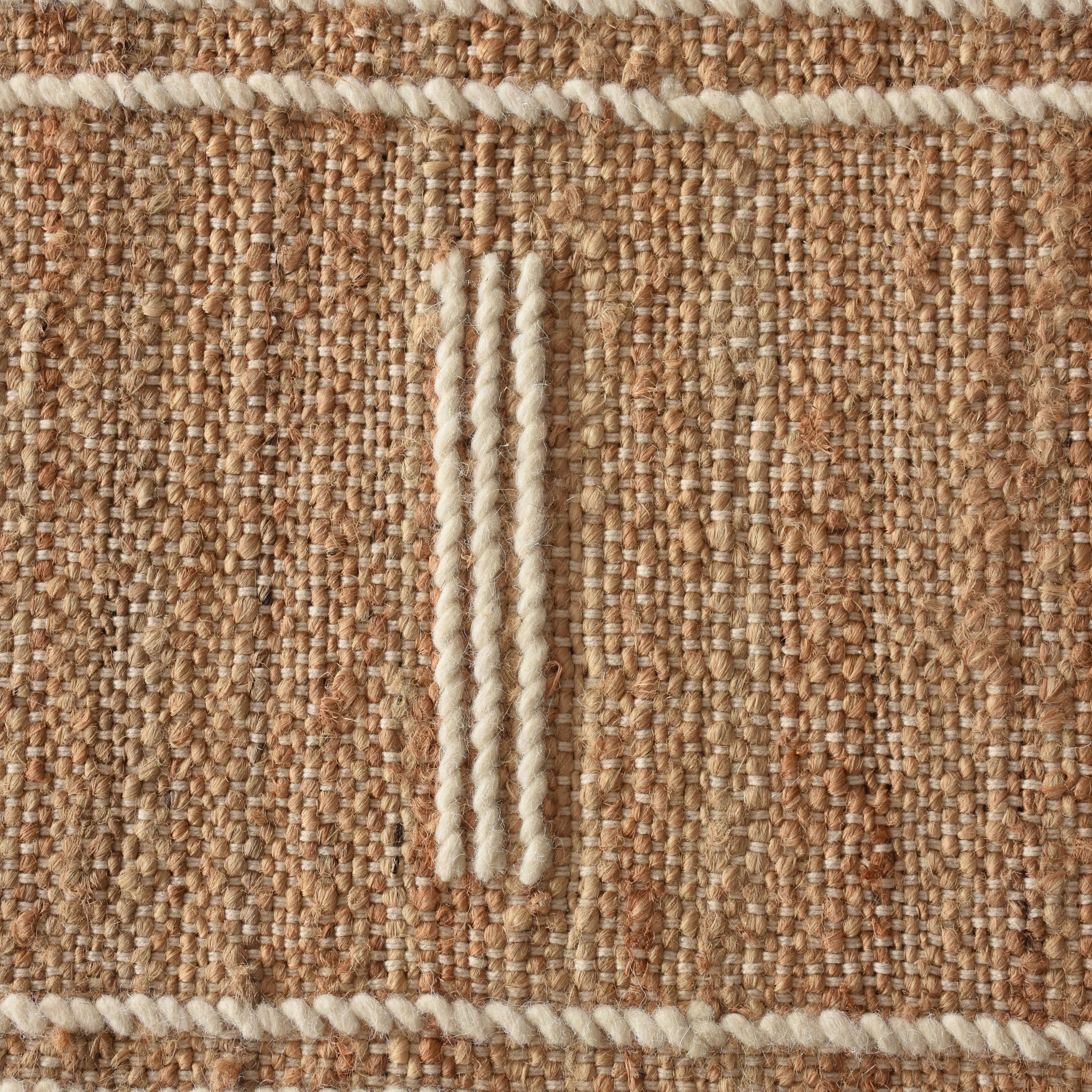 CALLAHANO PUNJA KELIM JUTE & WOOL POLYSTER MIX CARPET - Art and craft furniture