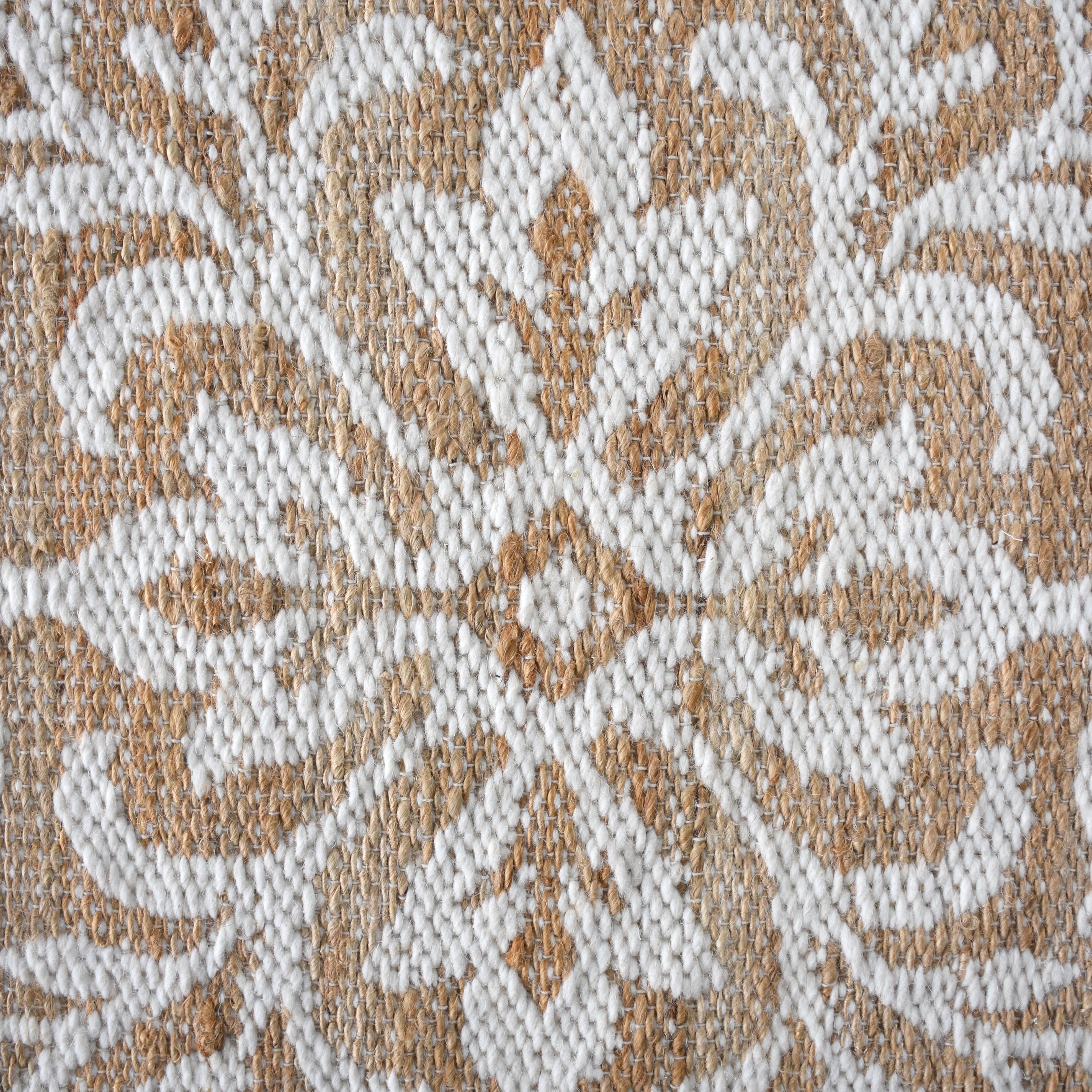 CARDINA JACQUARD WOVEN JUTE & WOOL CARPET - Art and craft furniture