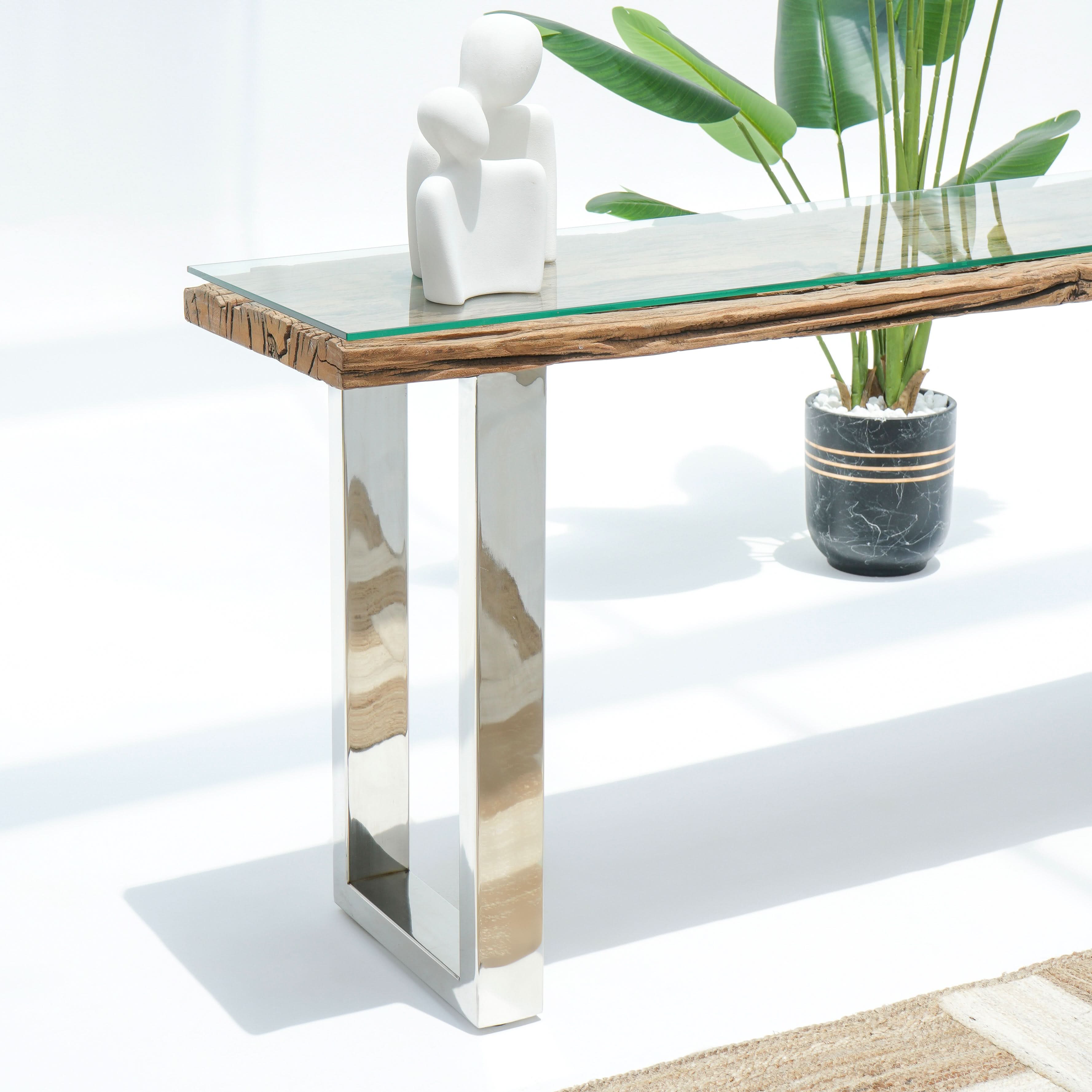The Indian Heritage Railways Console Table - Art and craft furniture