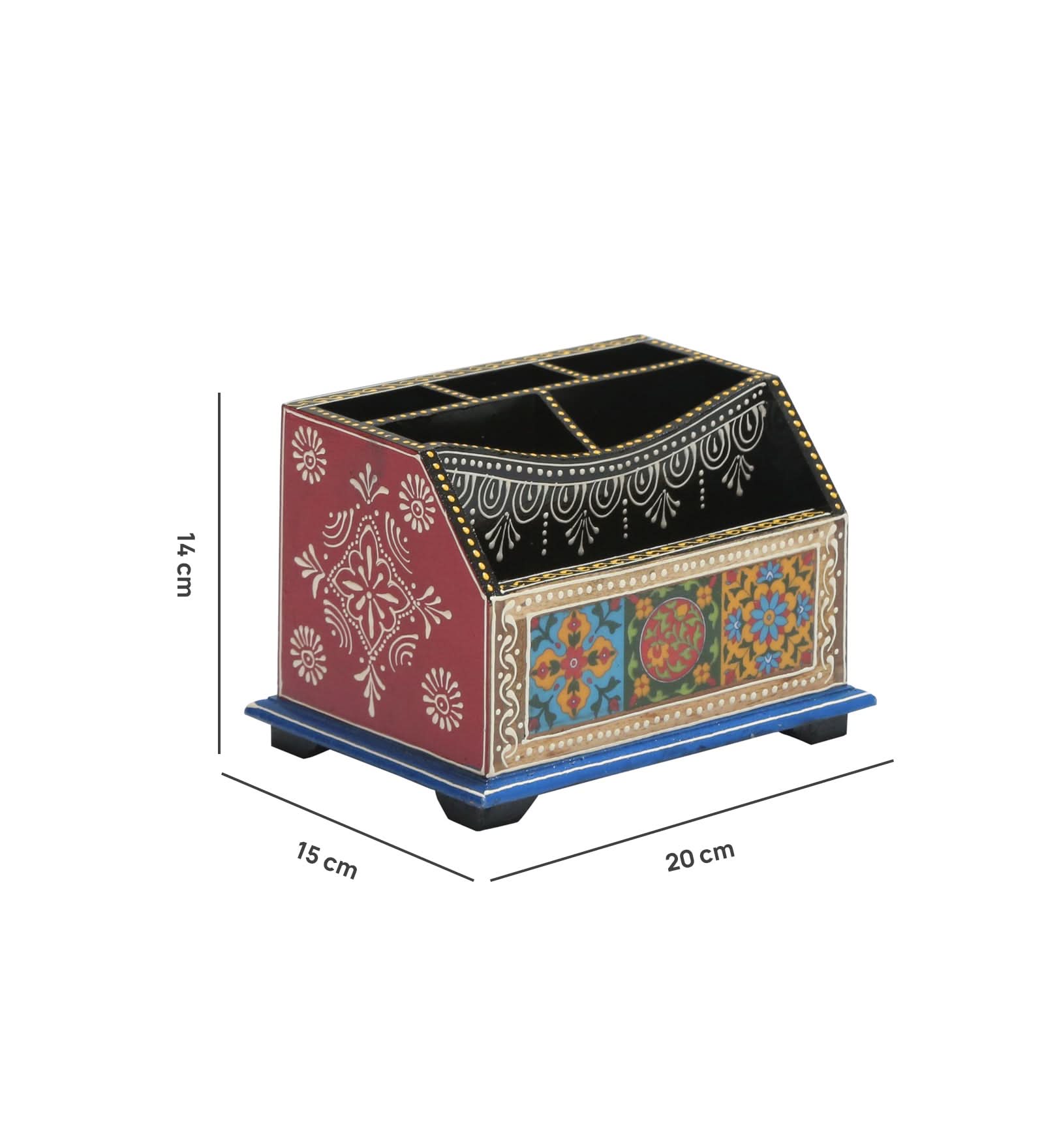 WOODEN STAIONARY STAND PAINTING - Art and craft furniture
