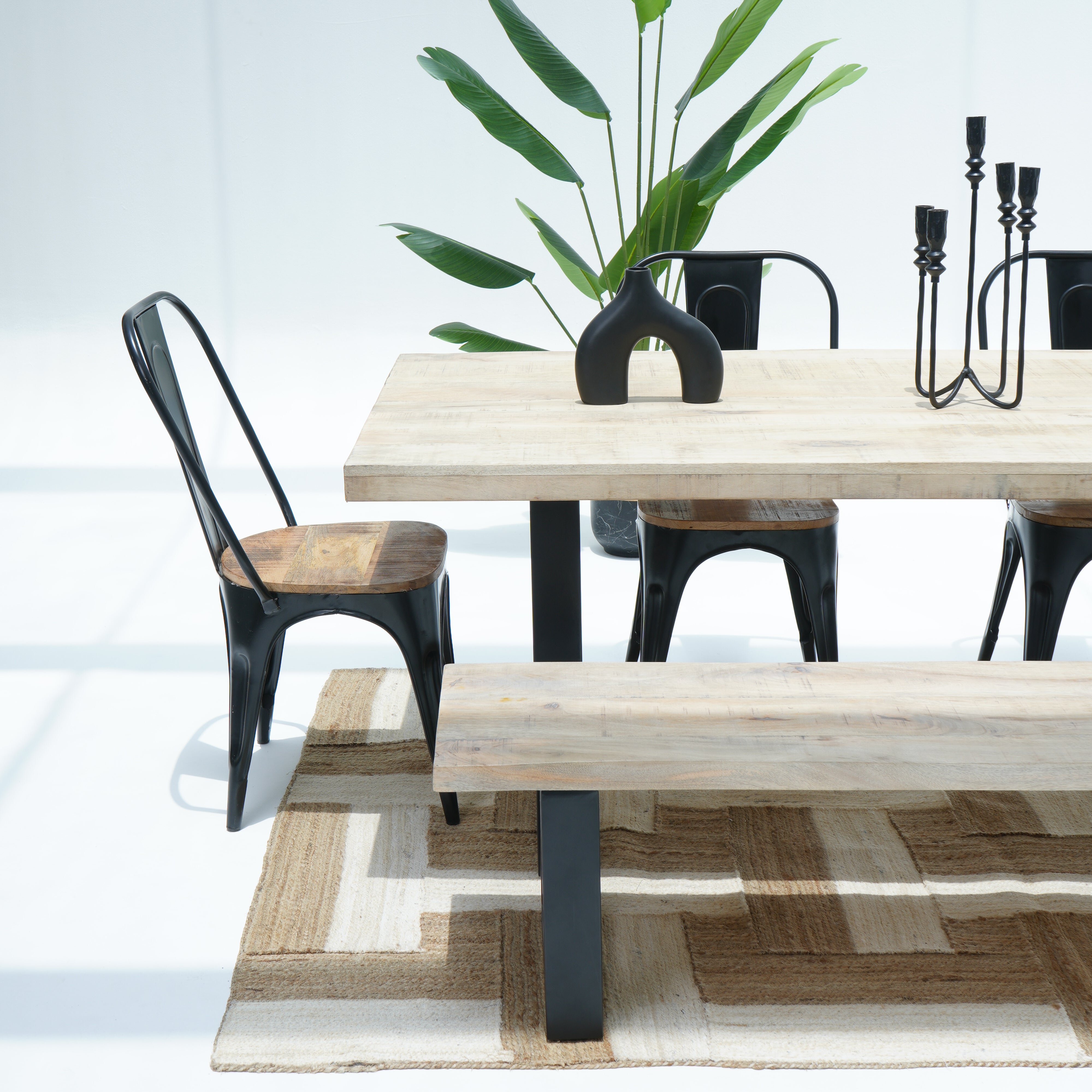 Florence Flair Mango Wood Dining Table