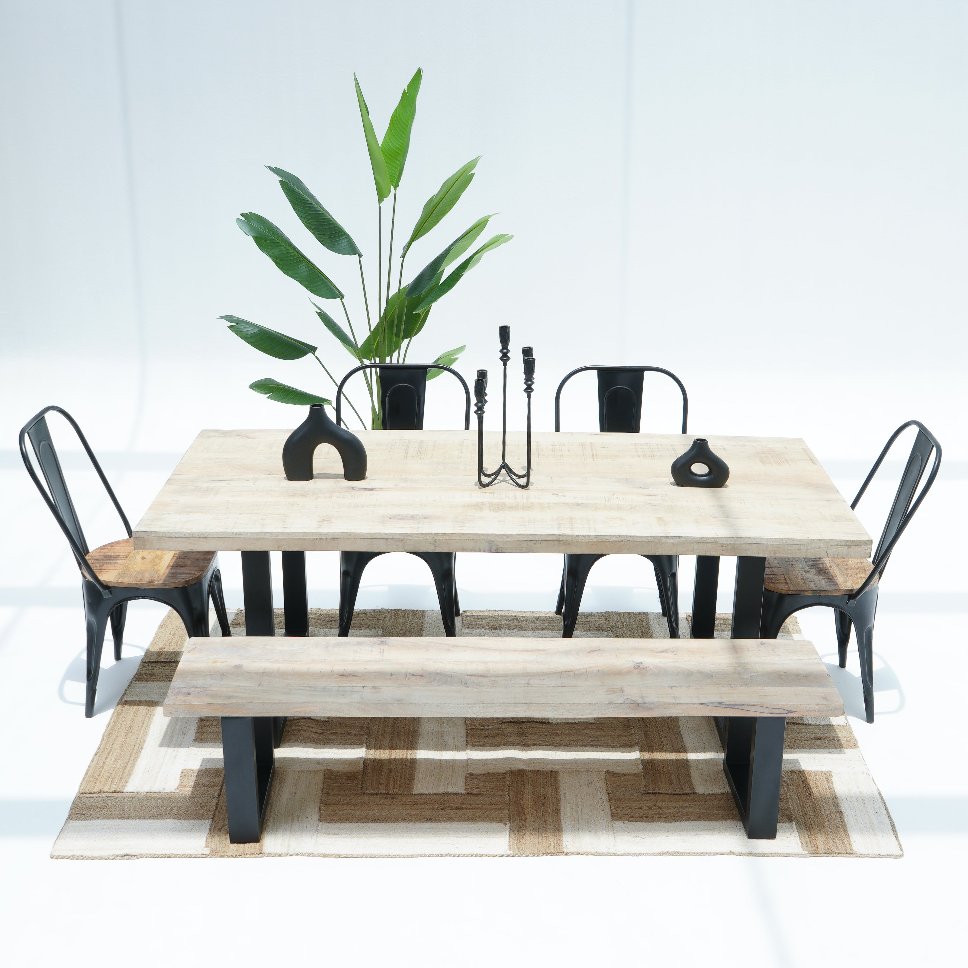 Florence Flair Mango Wood Dining Table