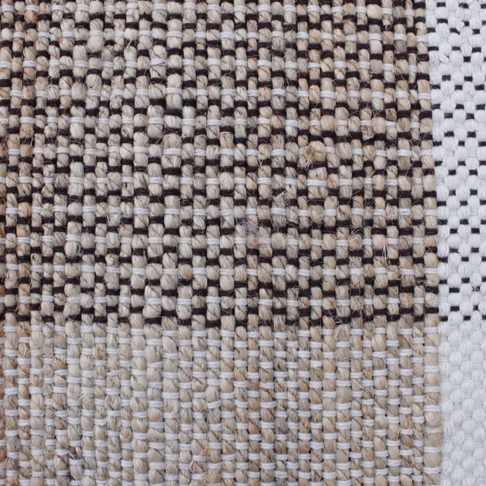 ESTARIO HAND WOVEN JUTE &COTTEN CARPET - Art and craft furniture