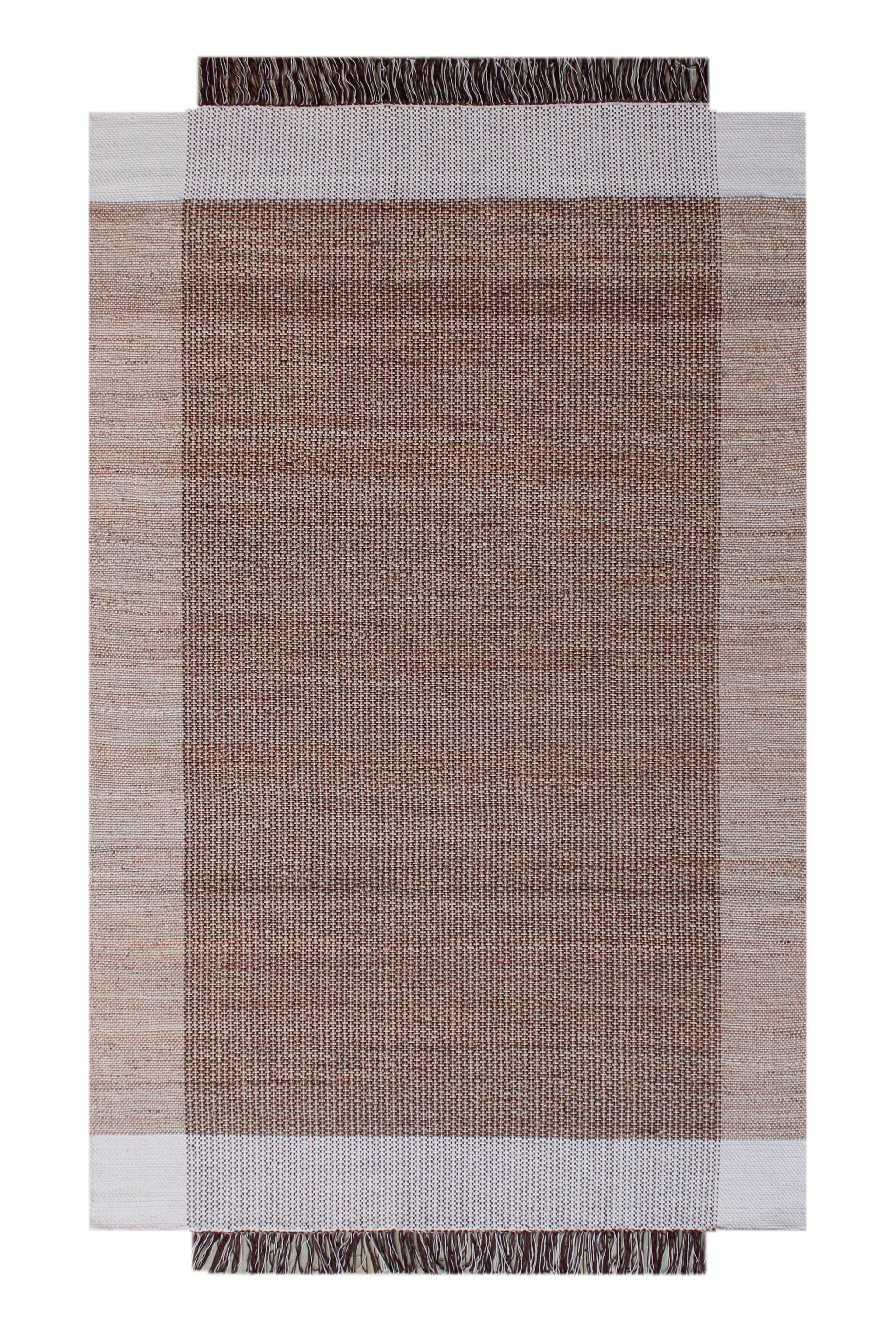 ESTARIO HAND WOVEN JUTE &COTTEN CARPET - Art and craft furniture