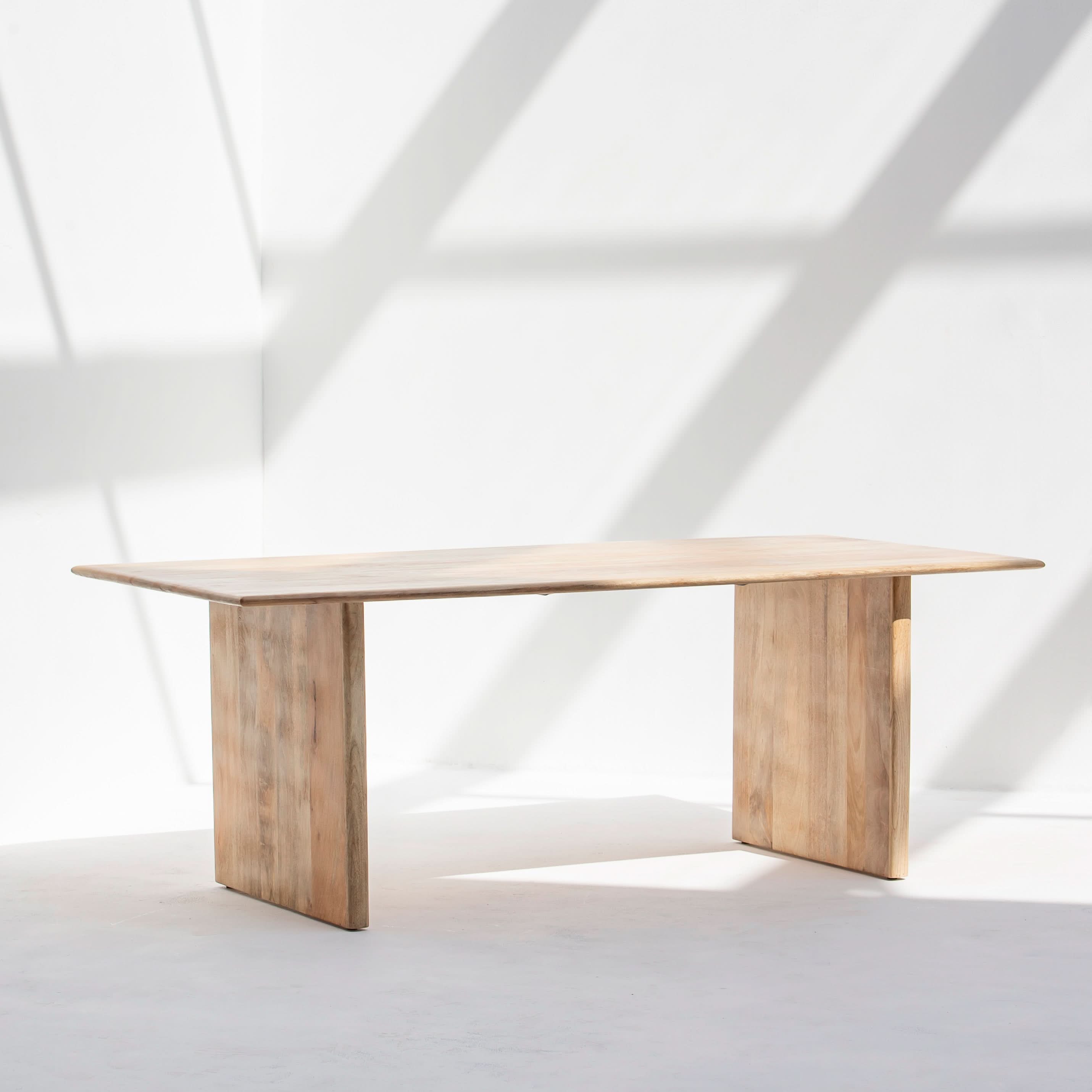 AUREVO WOODEN FOLDING DINING TABLE - Art and craft furniture