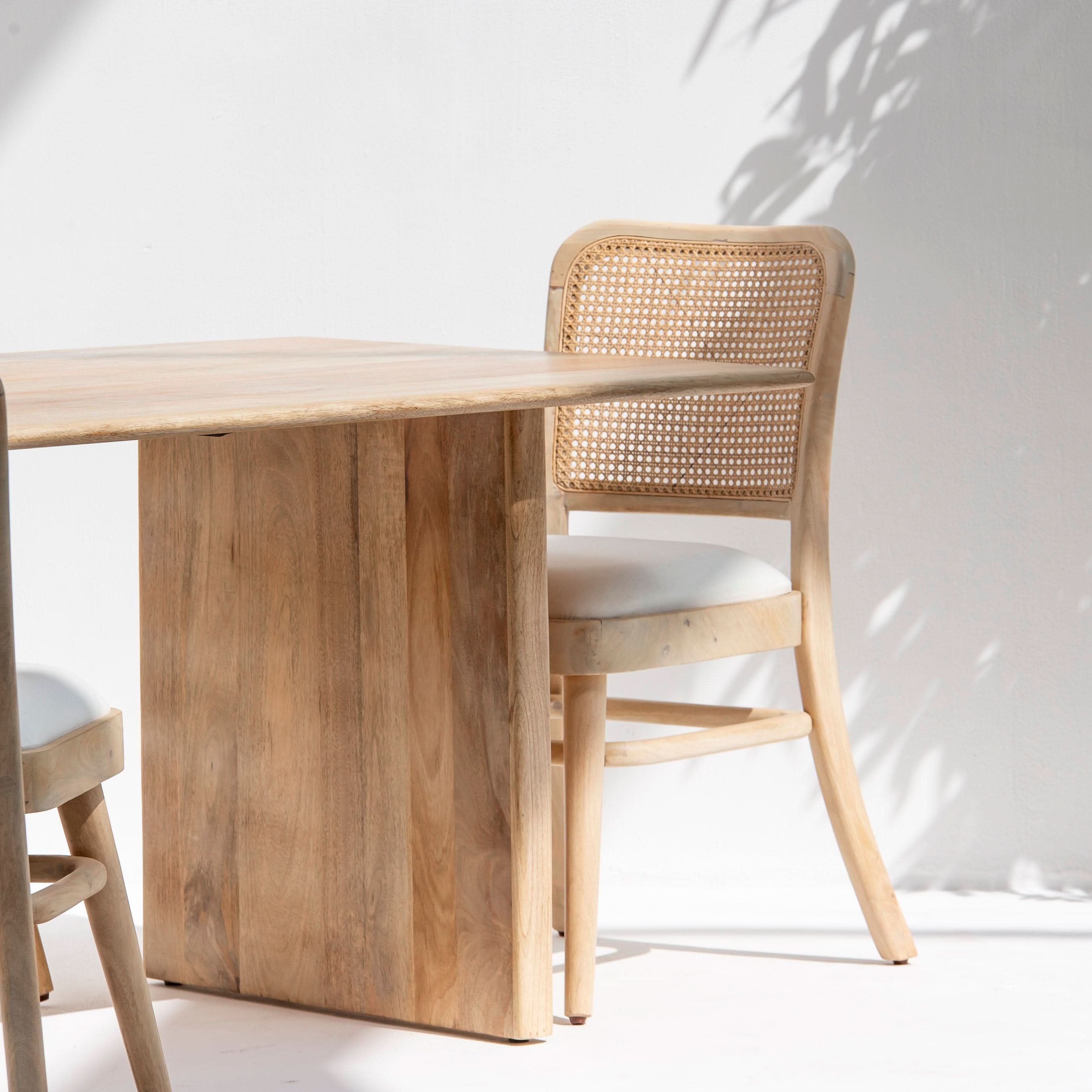 AUREVO WOODEN FOLDING DINING TABLE - Art and craft furniture