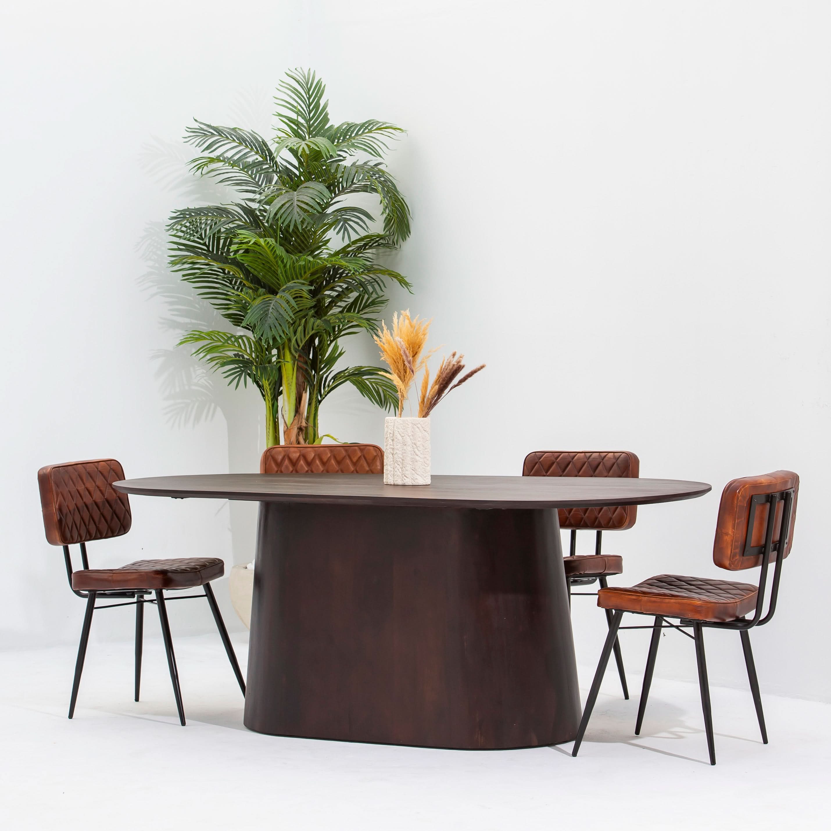 DANISH OVAL DINING TABLE - Art and craft furniture