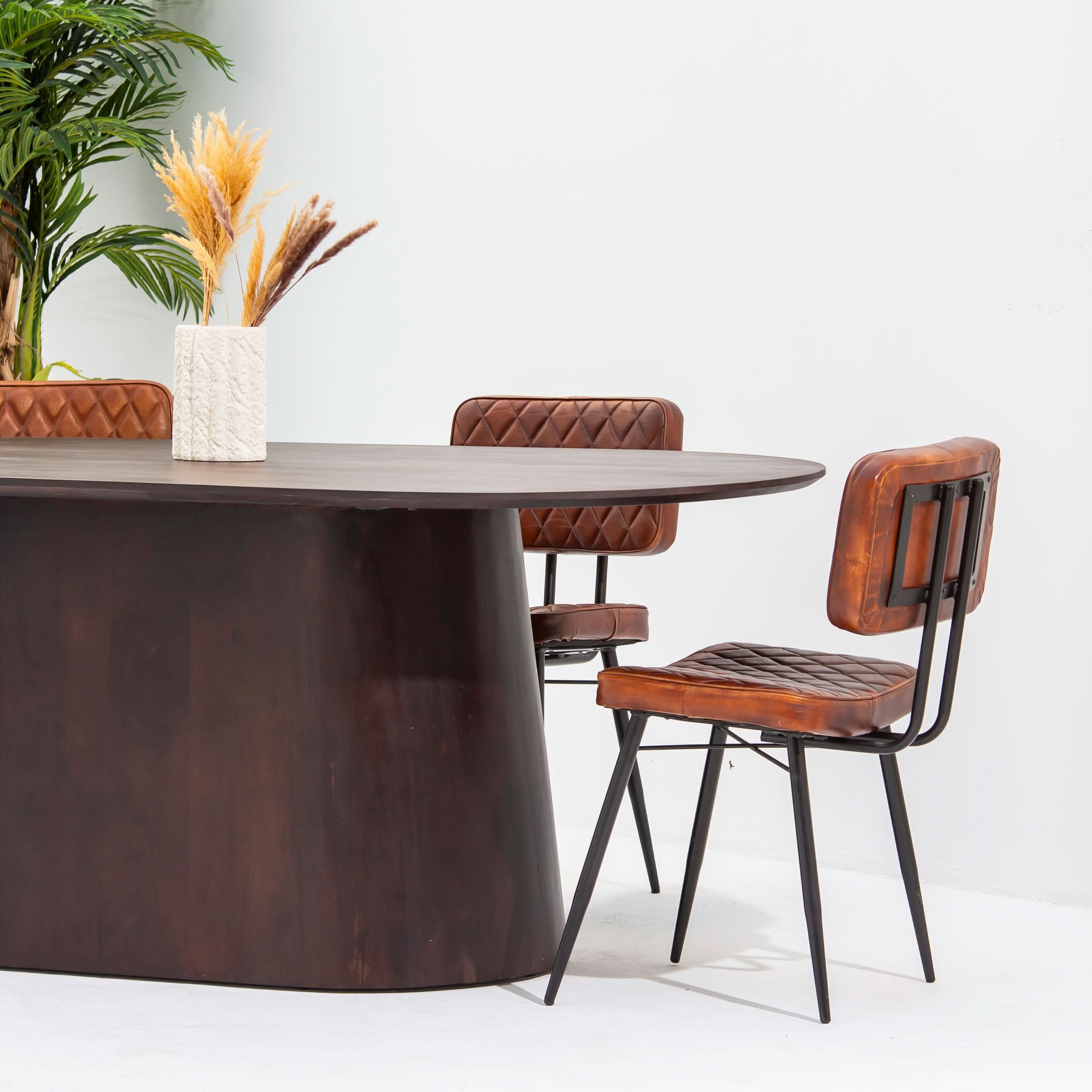 DANISH OVAL DINING TABLE - Art and craft furniture