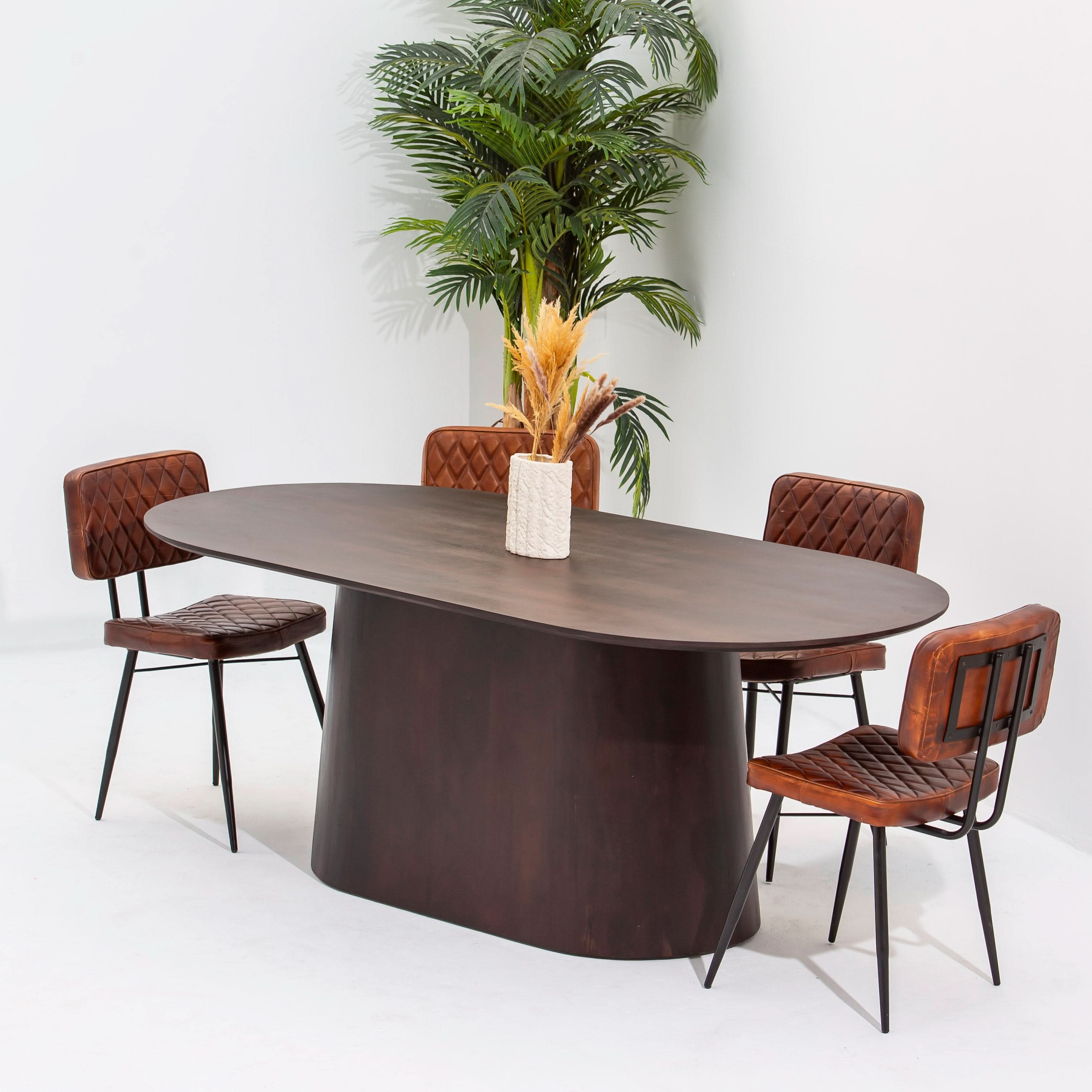 DANISH OVAL DINING TABLE - Art and craft furniture
