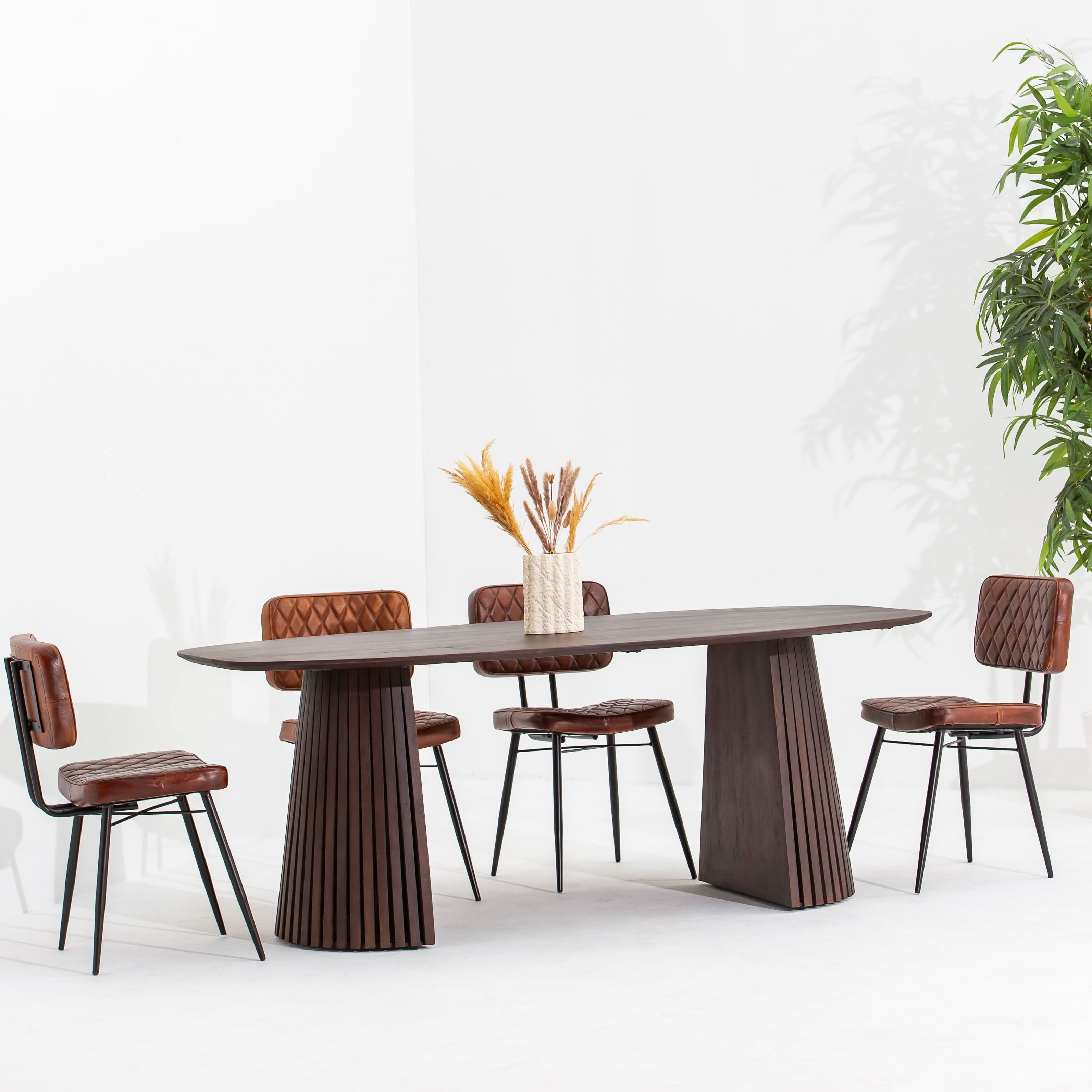 DANISH OVAL DINING TABLE - Art and craft furniture