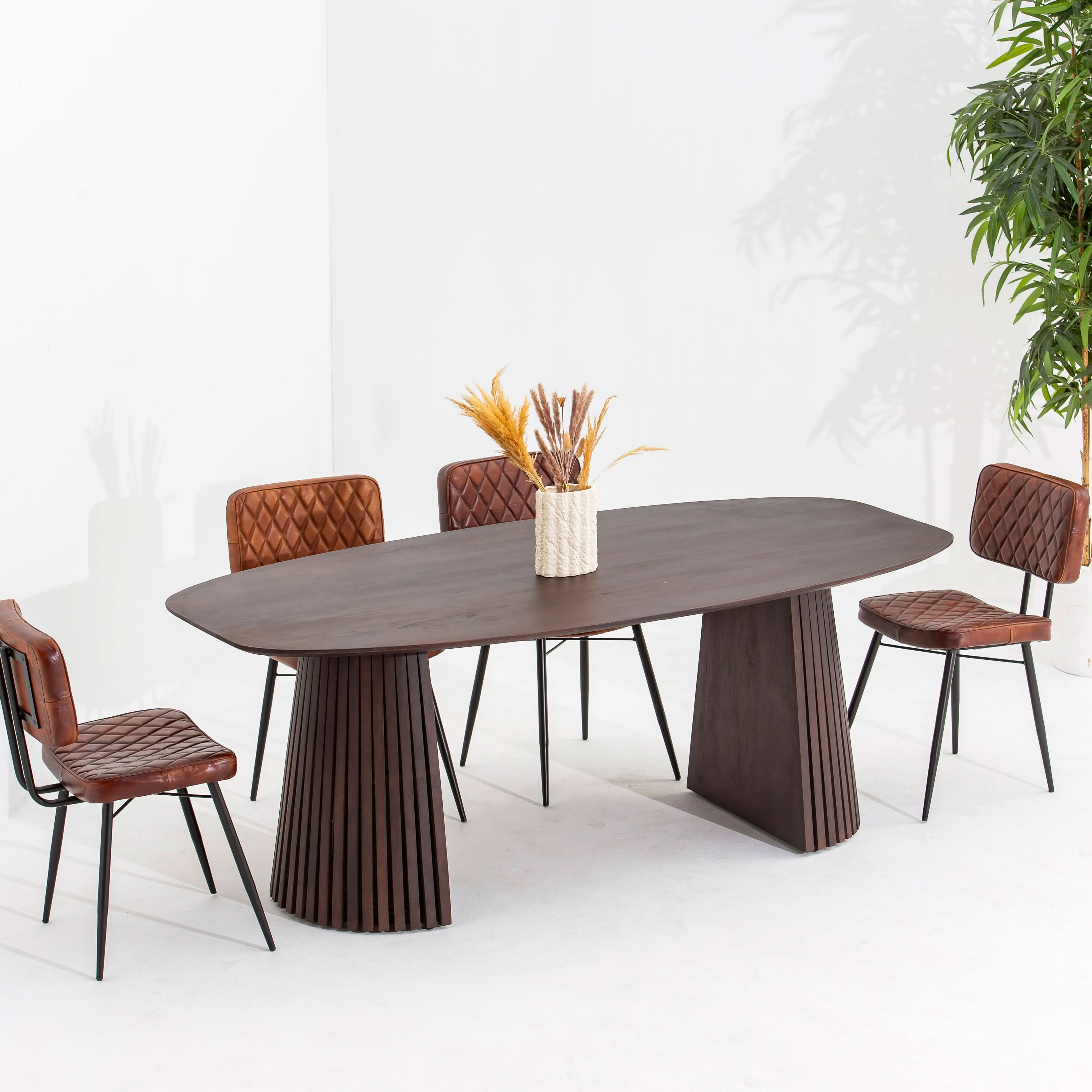 DANISH OVAL DINING TABLE - Art and craft furniture