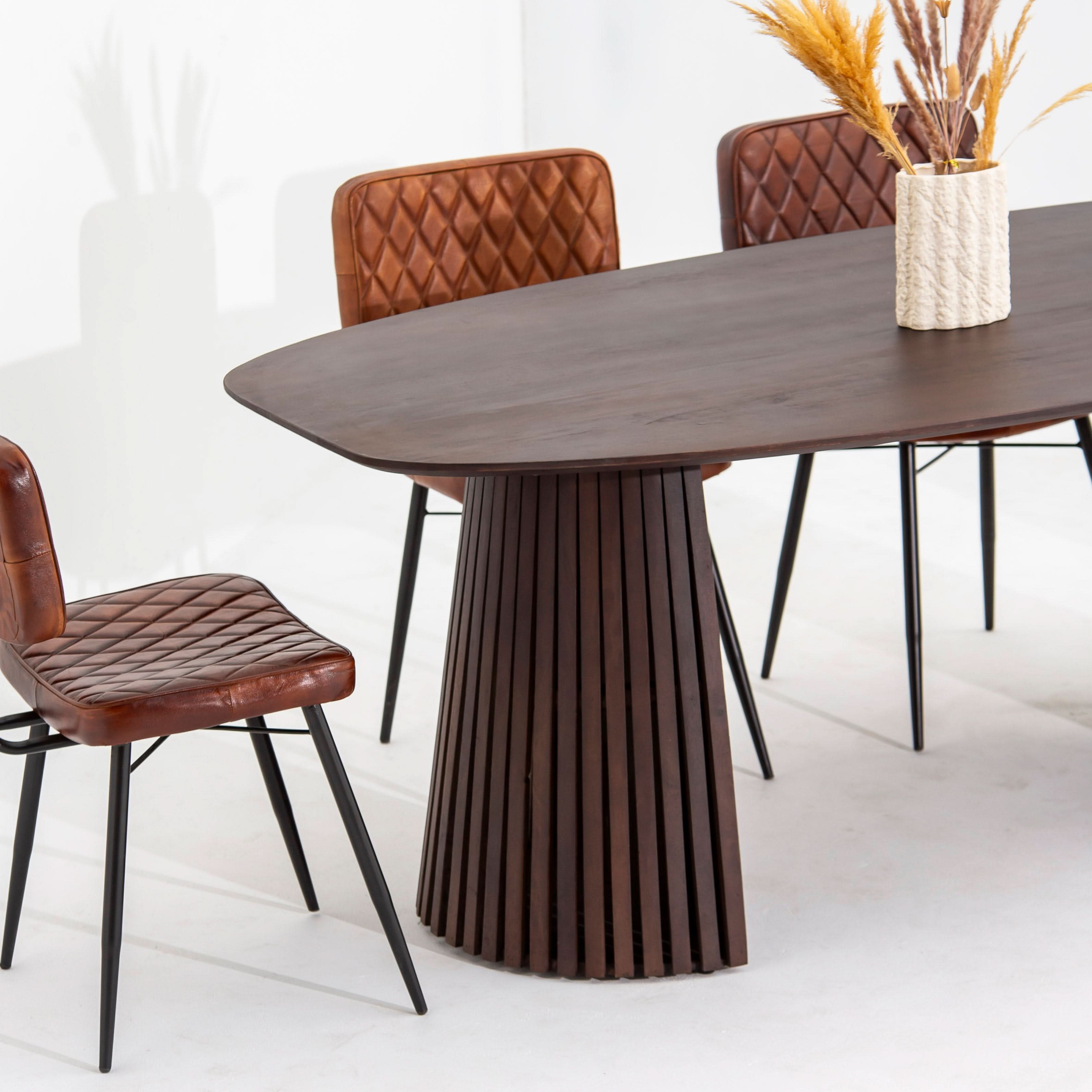DANISH OVAL DINING TABLE - Art and craft furniture