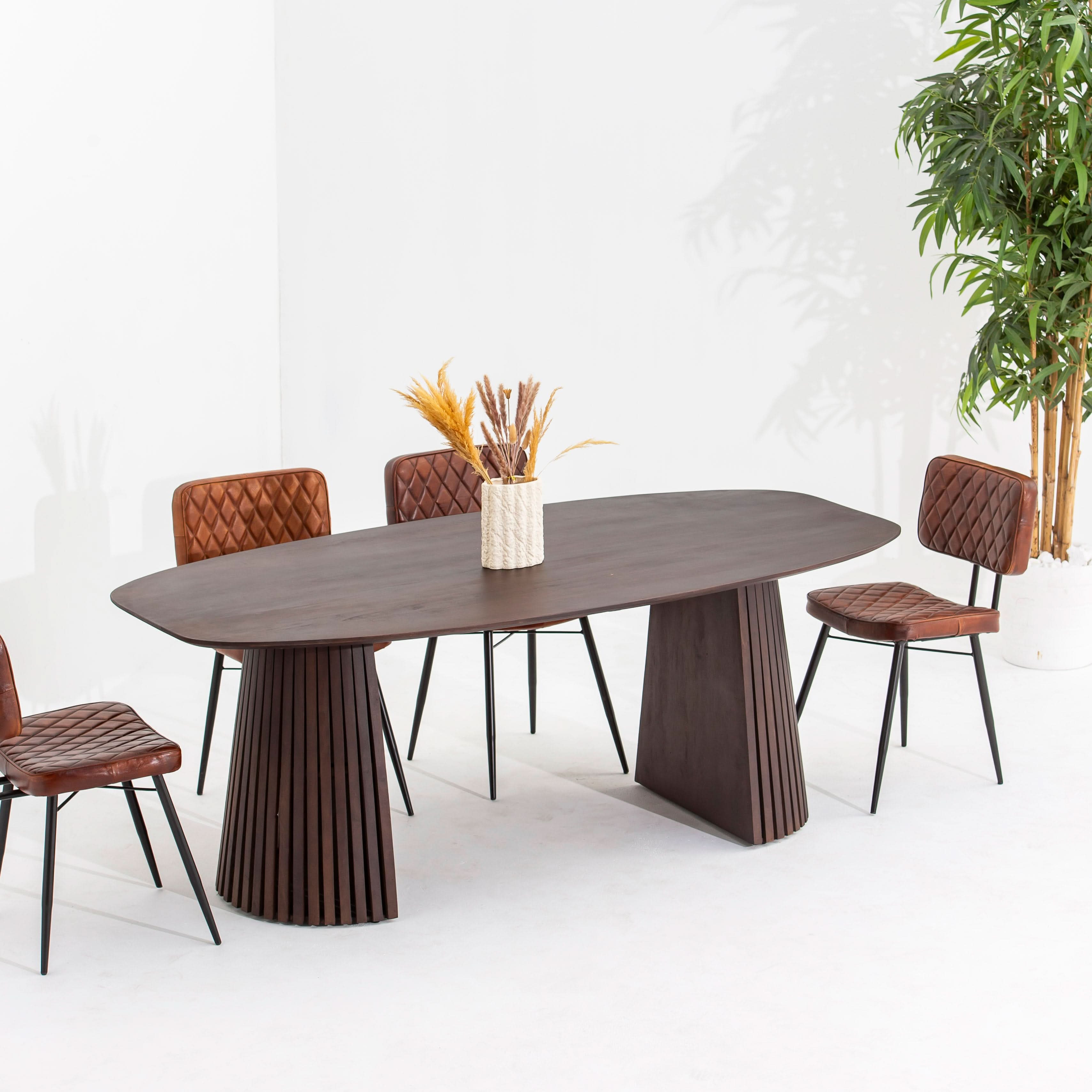 DANISH OVAL DINING TABLE - Art and craft furniture