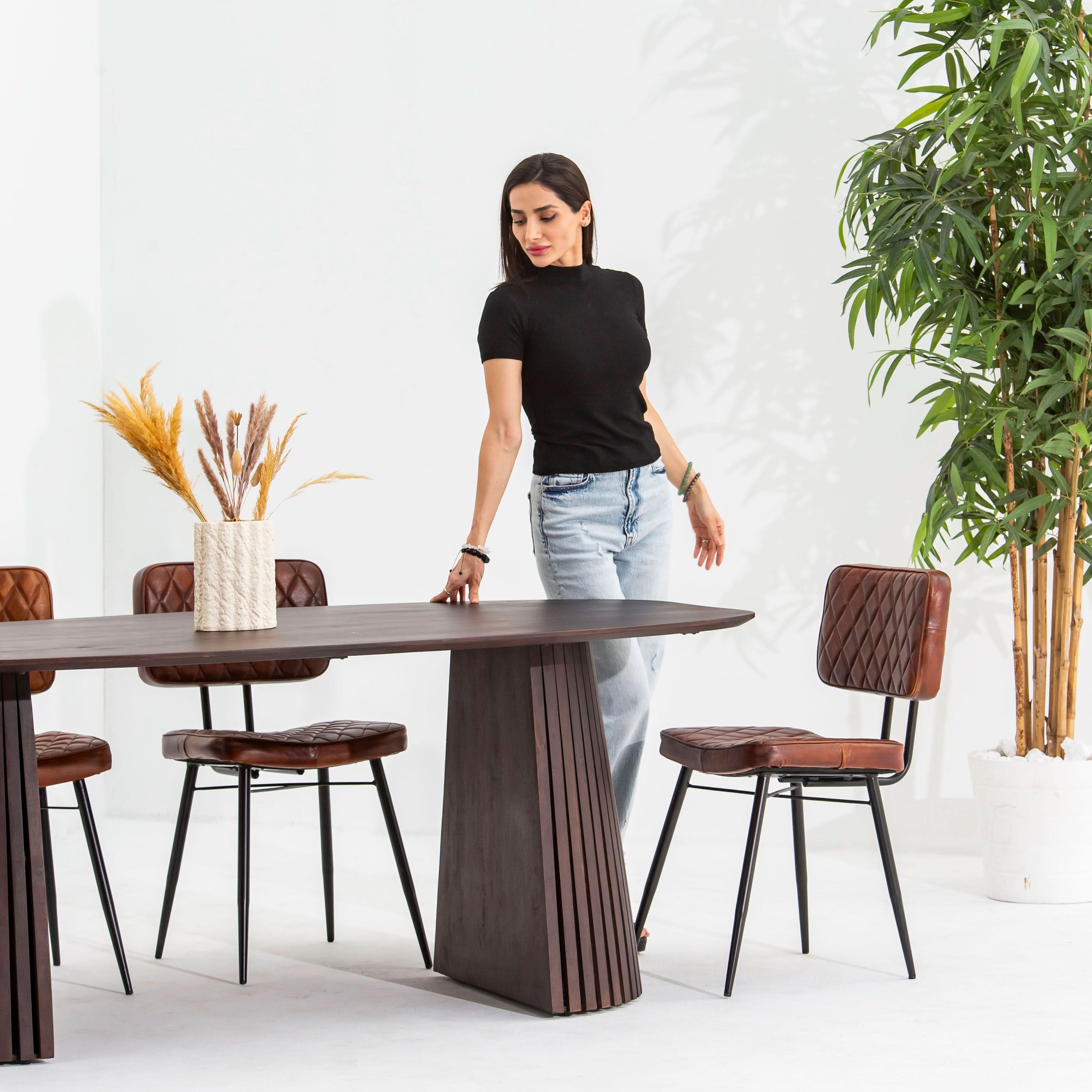 DANISH OVAL DINING TABLE - Art and craft furniture