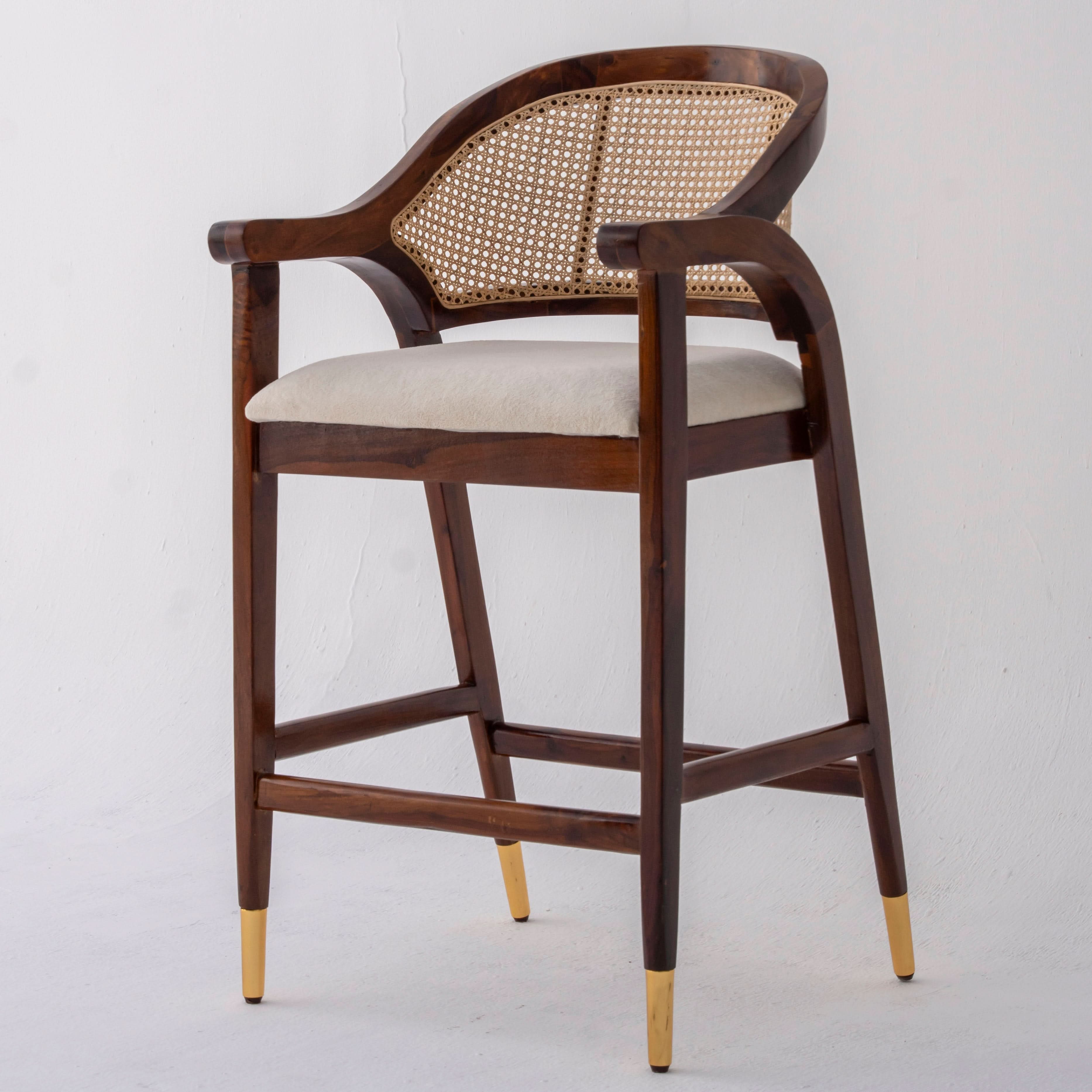 ACACIA HIGH BAR STOOL - Art and craft furniture