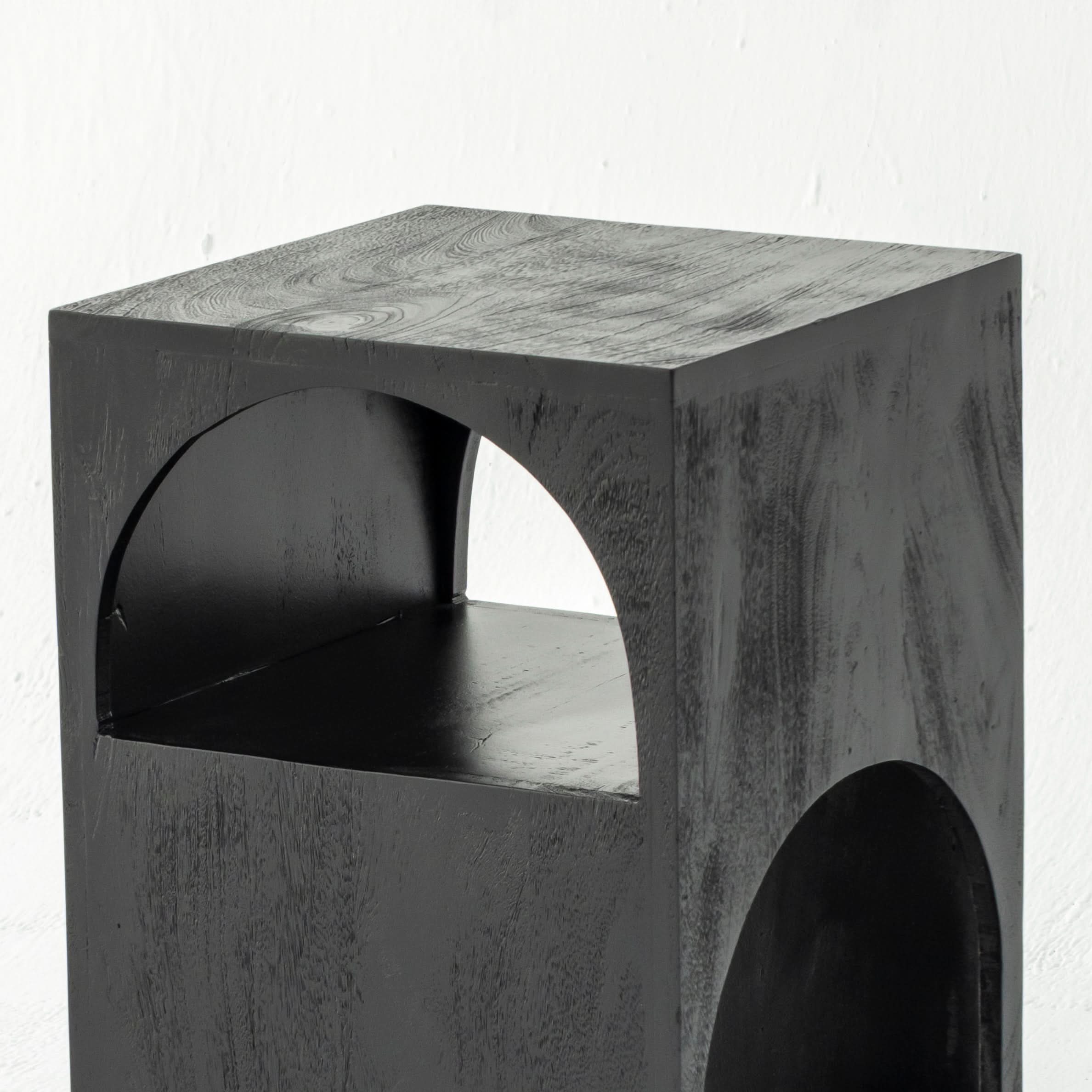 ARCH BLACK SIDE TABLE - Art and craft furniture