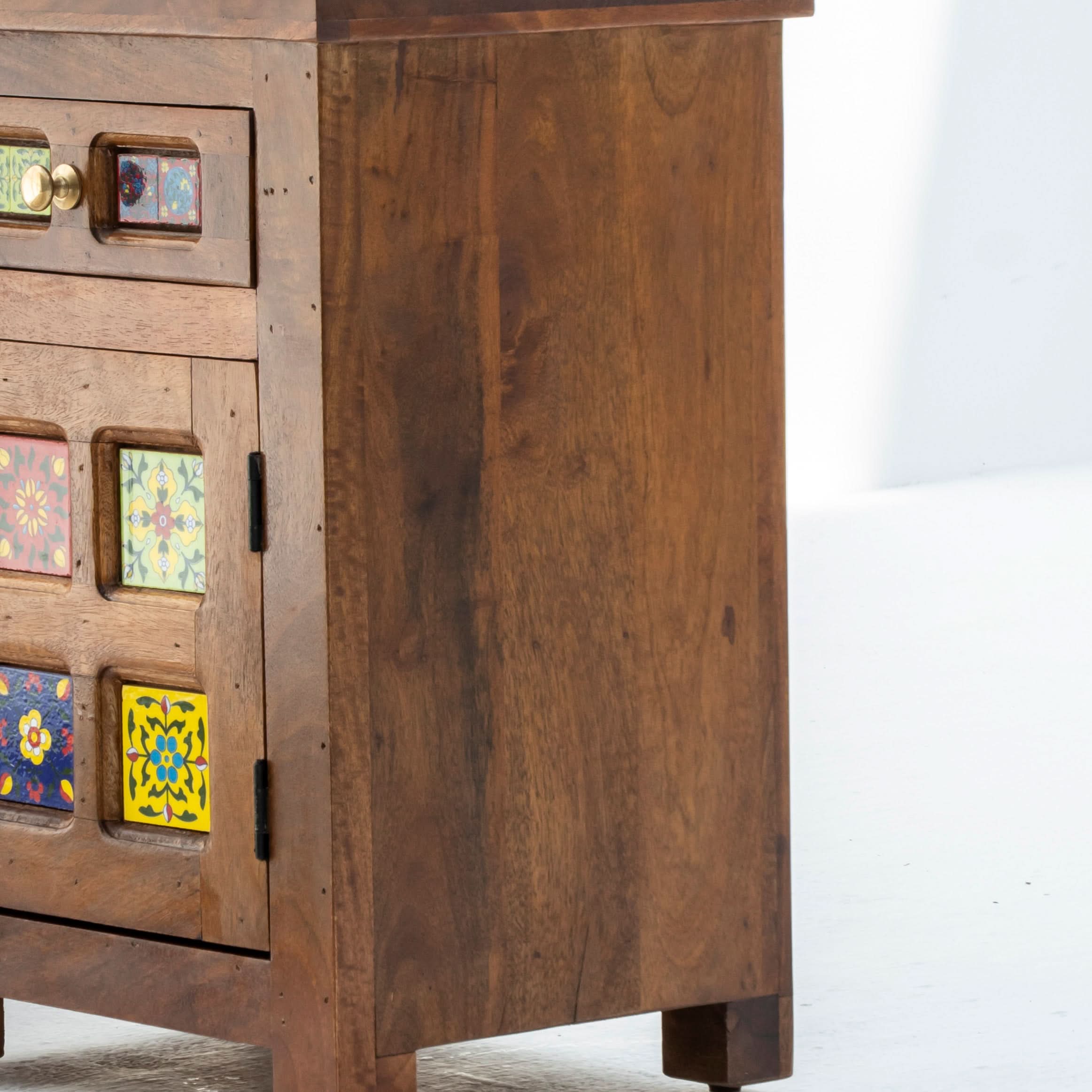 SHESTILE BEDSIDE TABLE TILE FTD - Art and craft furniture