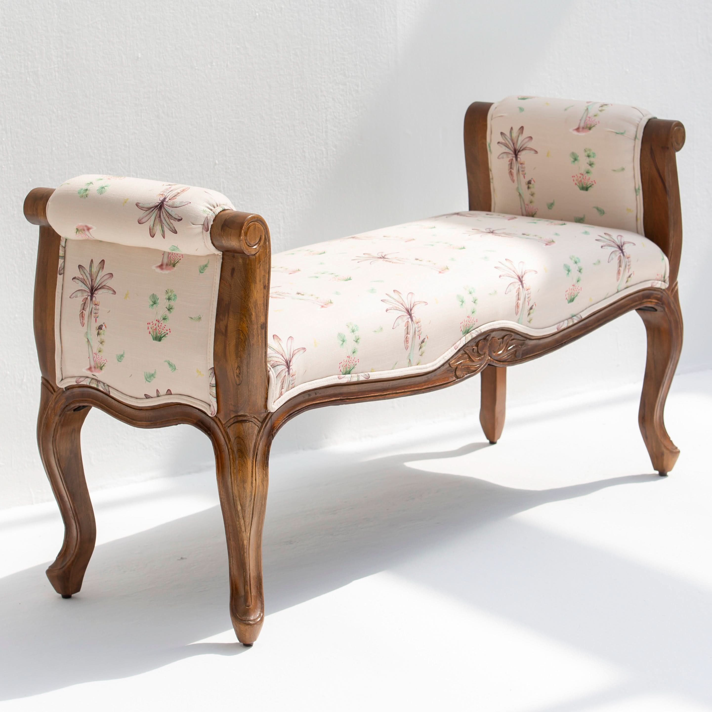 BARCELONA WOODEN BENCH - Art and craft furniture