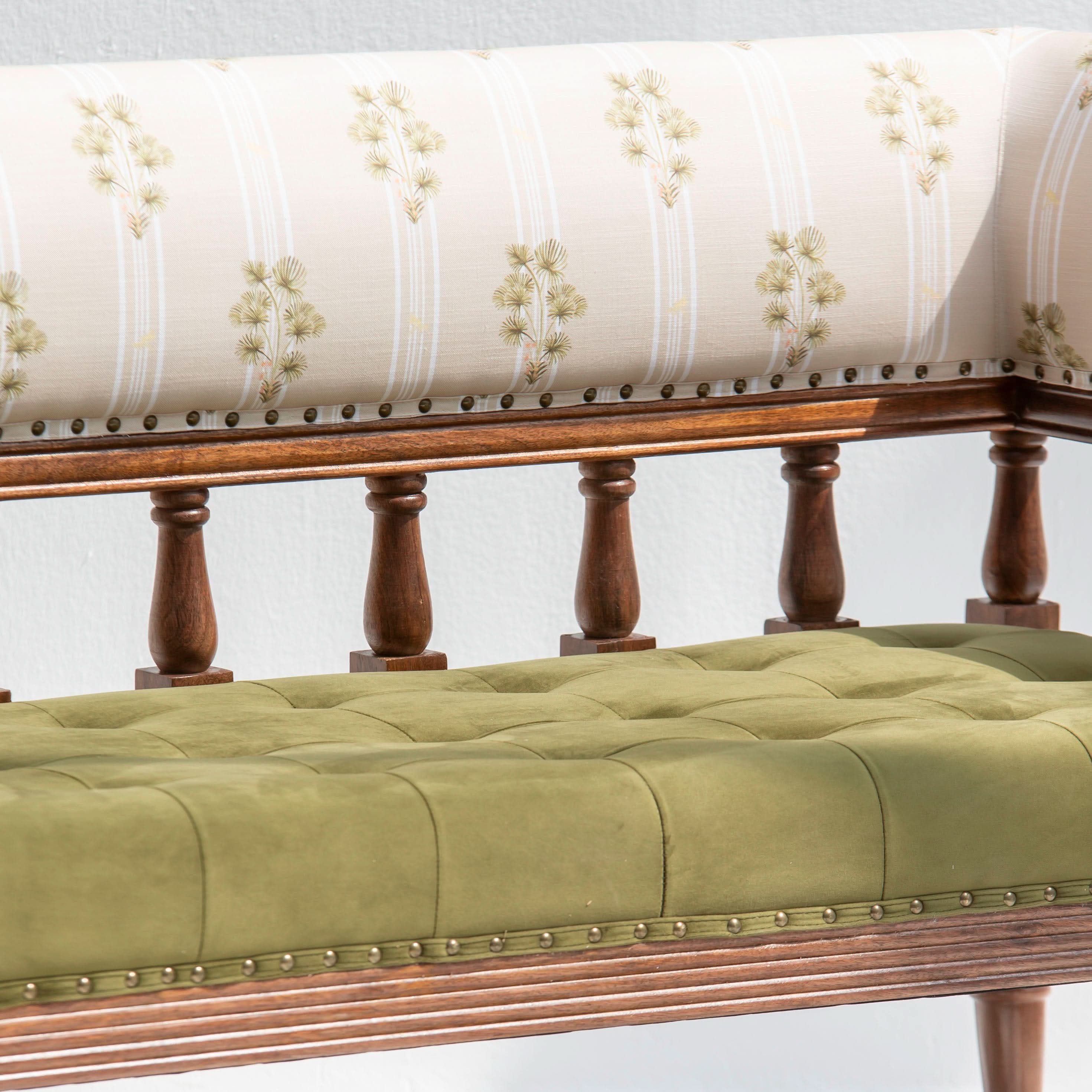 BARCELONA WOODEN SOFA BENCH - Art and craft furniture
