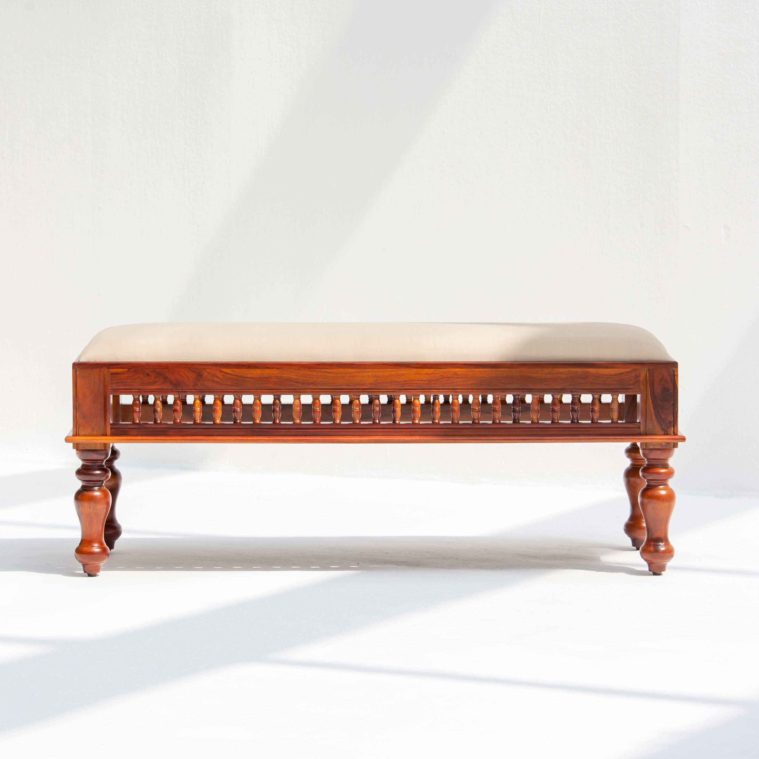 BARCELONA WOODEN BENCH - Art and craft furniture