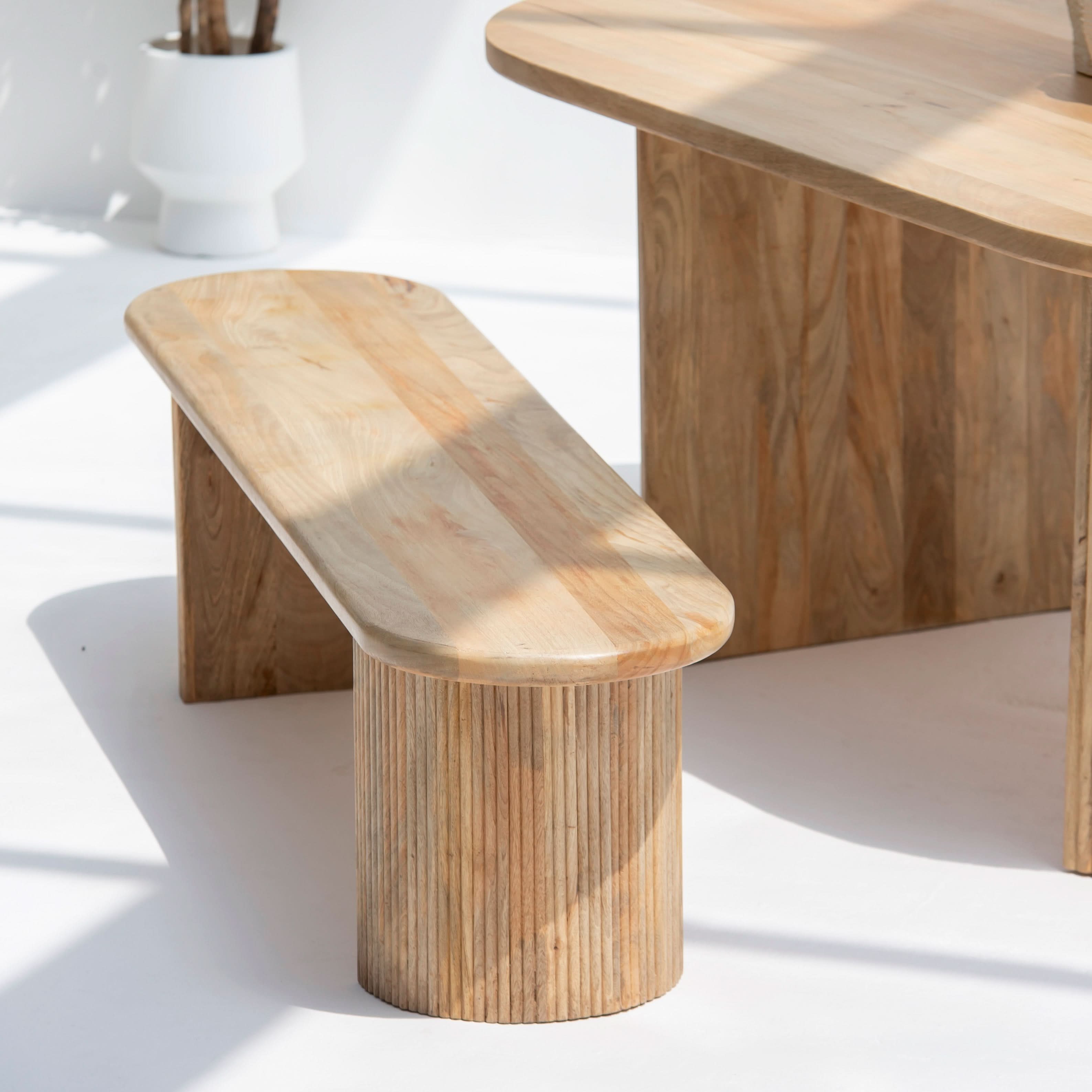 LUWIN LINING LEG BENCH - Art and craft furniture