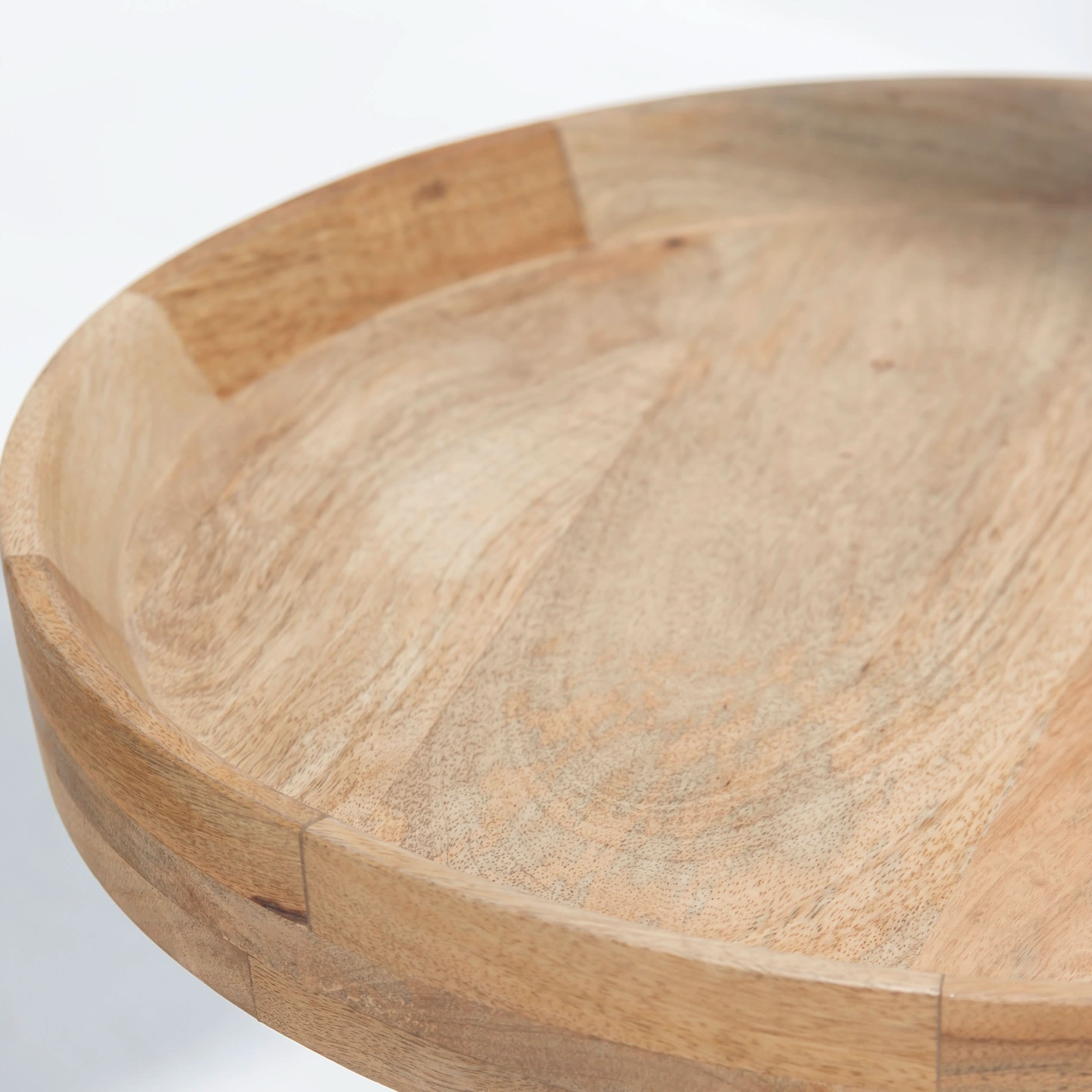 AUREVO WOODEN SIDE TABLE - Art and craft furniture