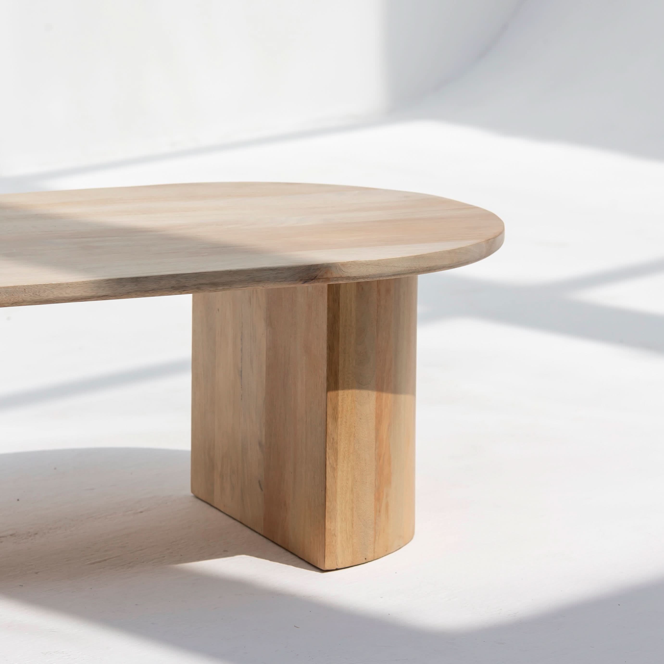 AUREVO WOODEN COFFEE TABLE - Art and craft furniture