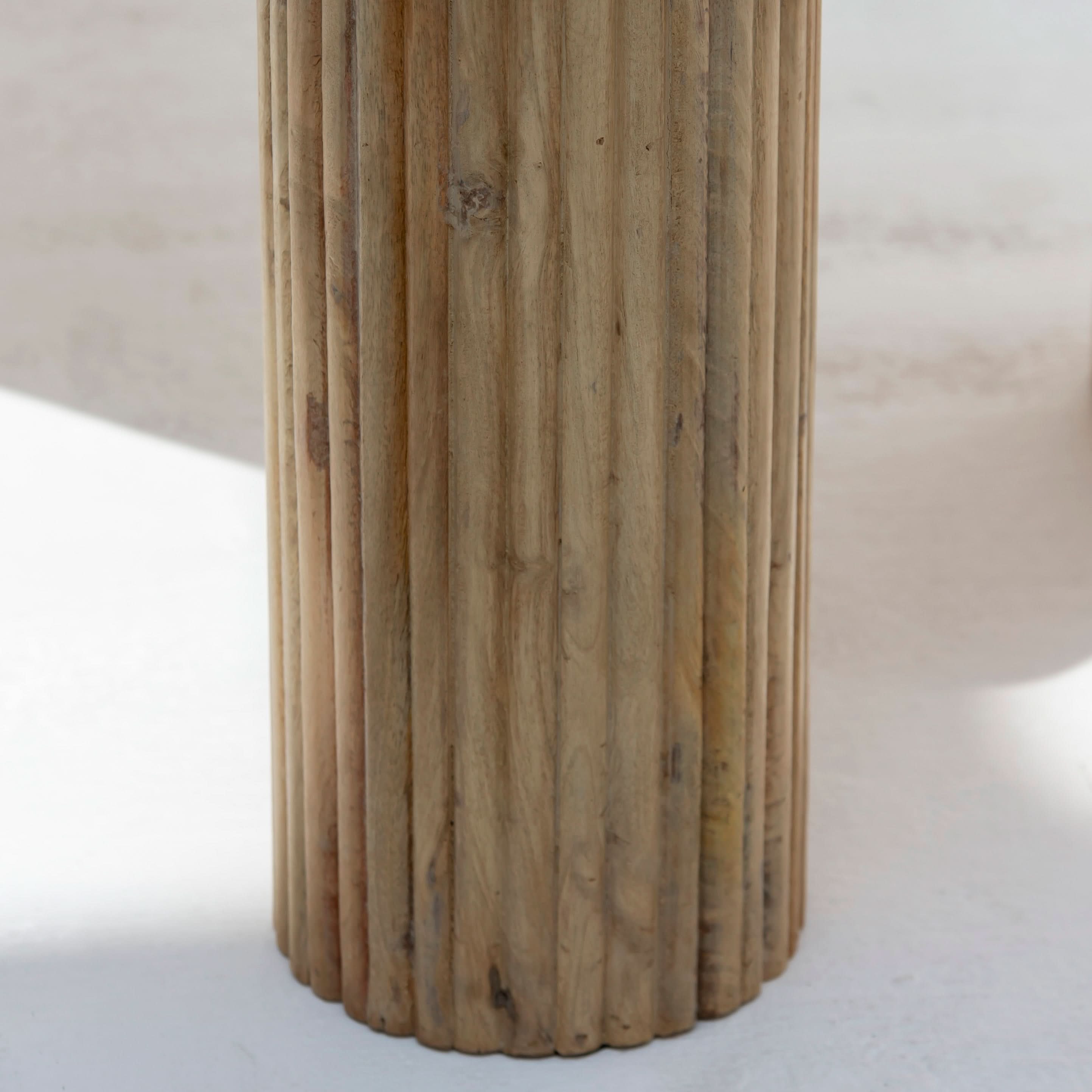 LUWIN LINING WOODEN FOUR LEG DINING TABLE - Art and craft furniture