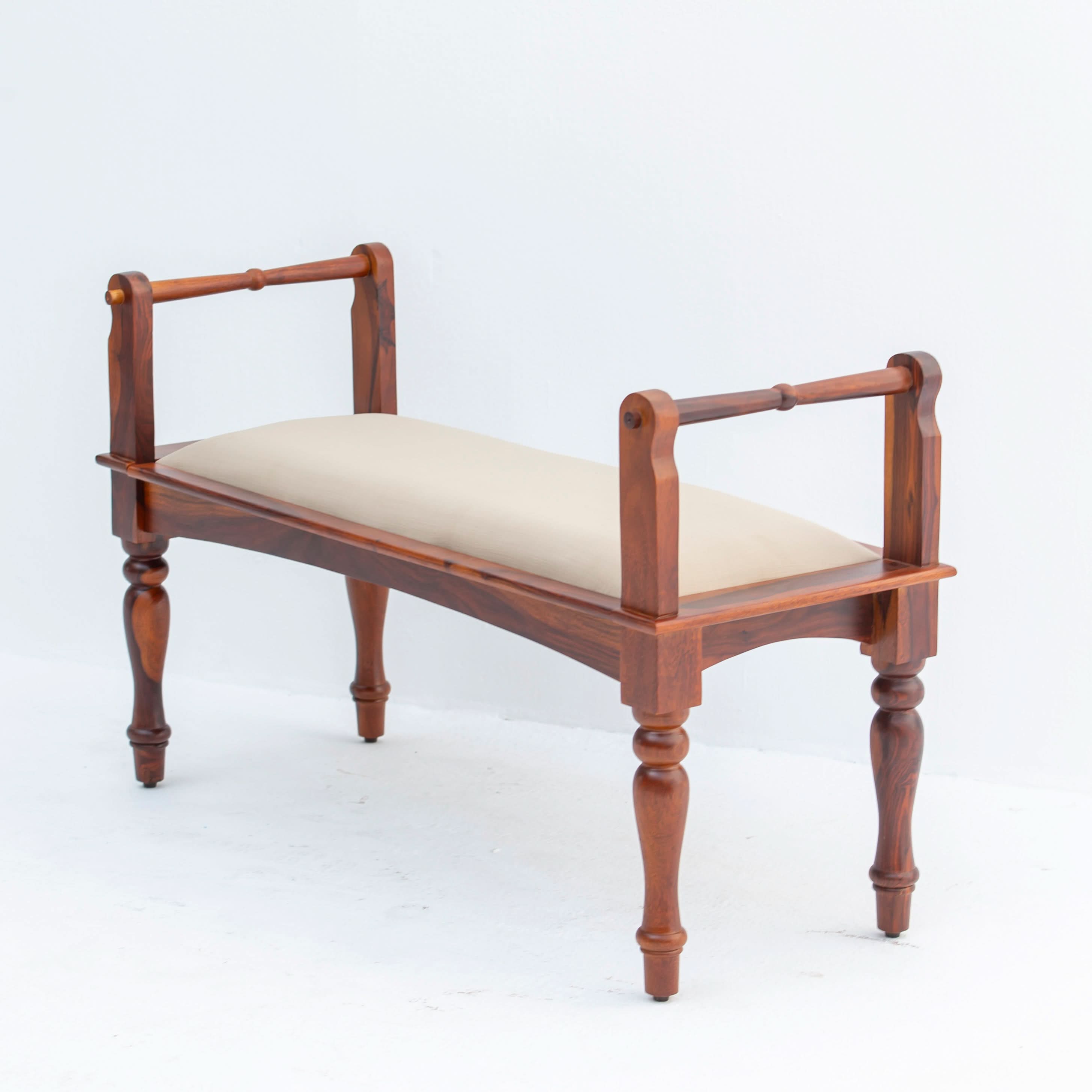 BARCELONA WOODEN BENCH - Art and craft furniture