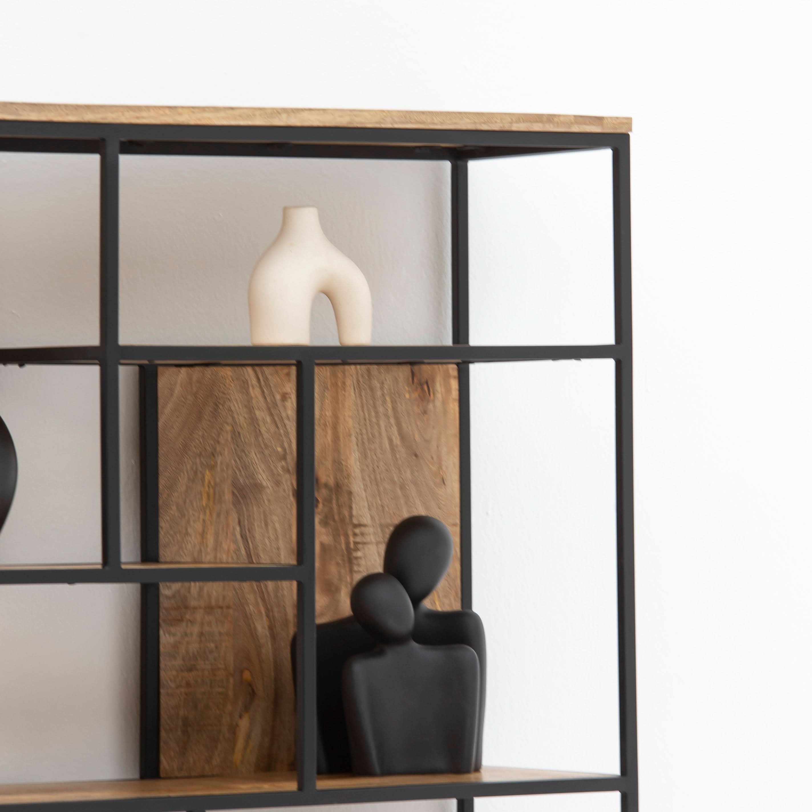 BERLIN LOFT WDN TWO DRAWER BOOKSHELF - Art and craft furniture