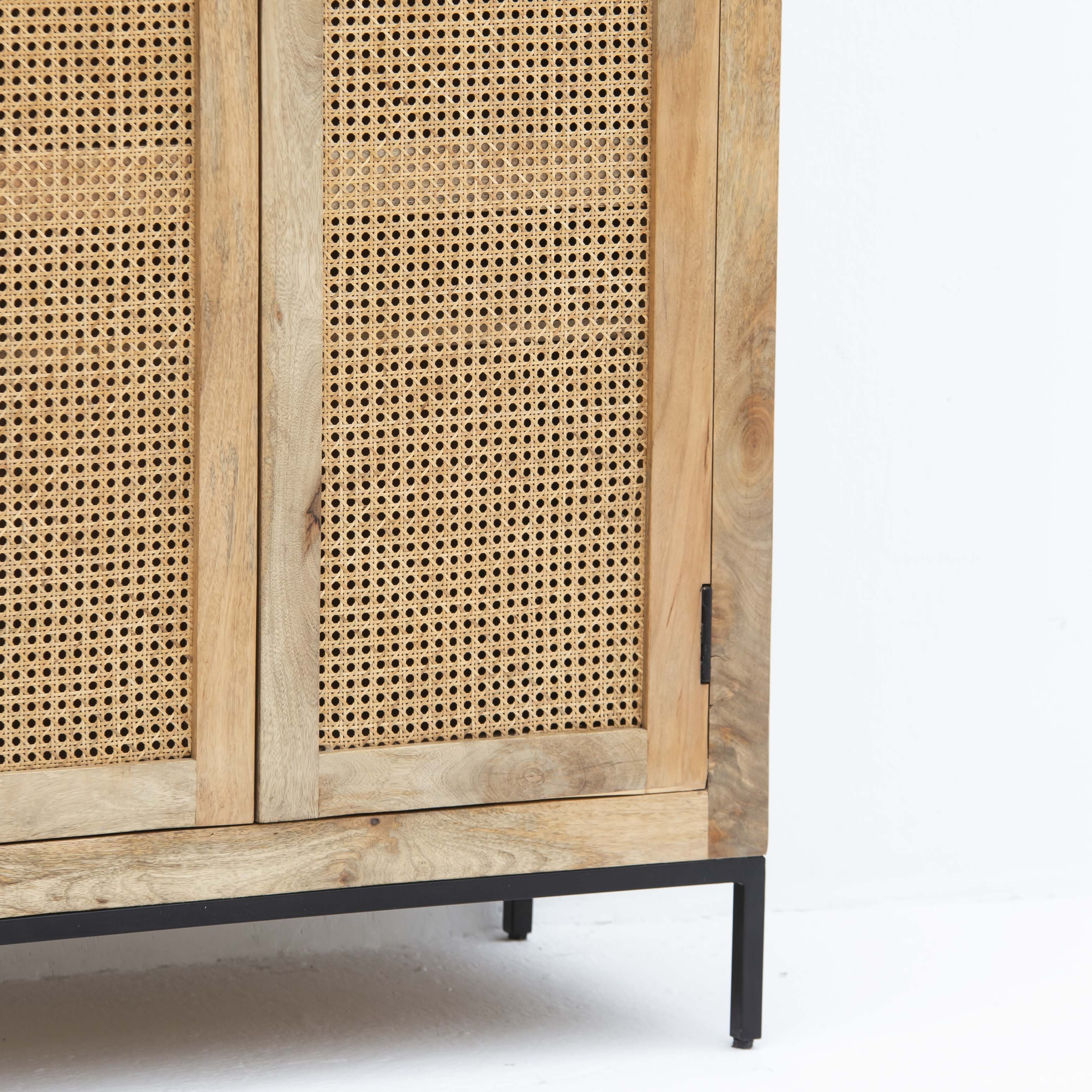 CANOVIA TWO DOOR CANE CABINET - Art and craft furniture