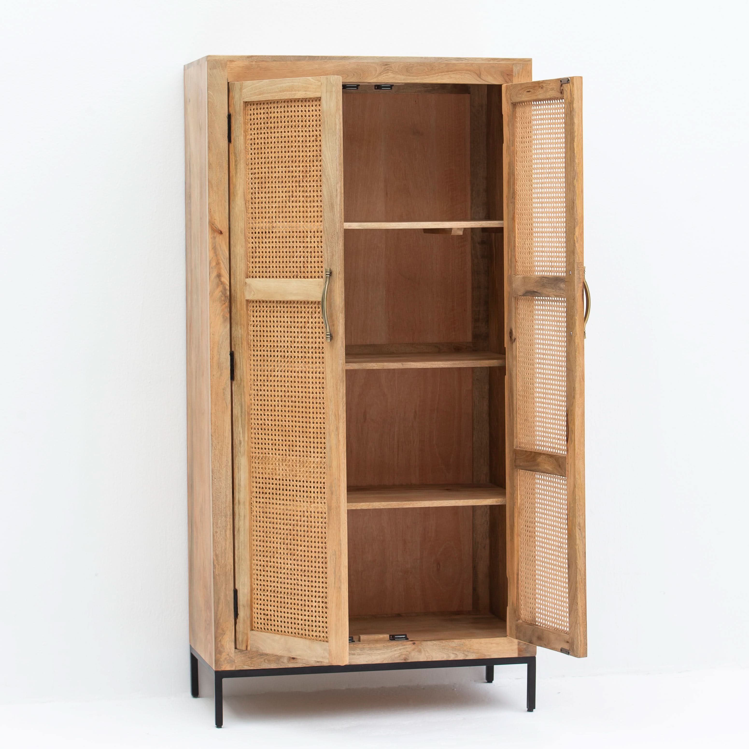 CANOVIA TWO DOOR CANE CABINET - Art and craft furniture