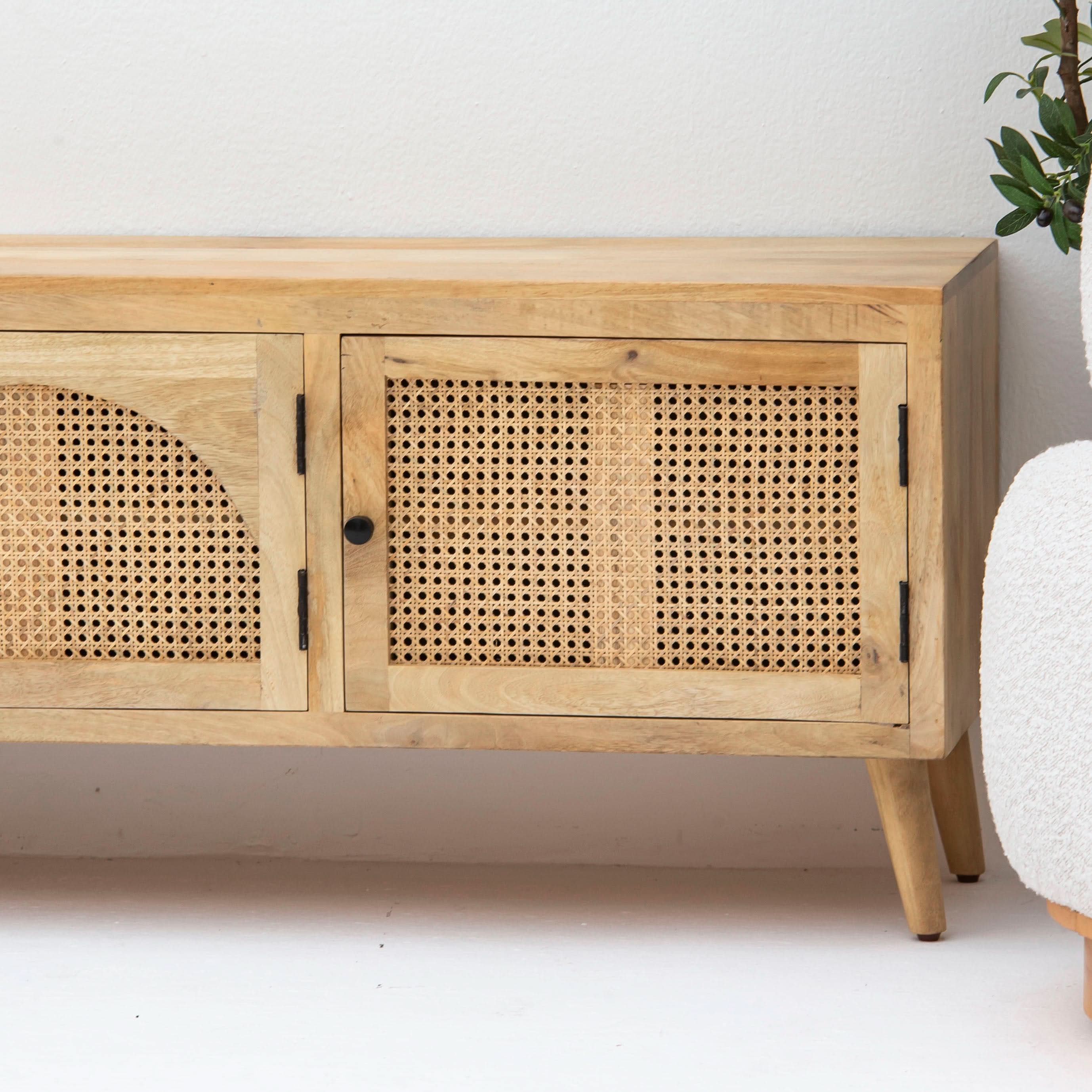 CANOVIA CANE TV STAND - Art and craft furniture