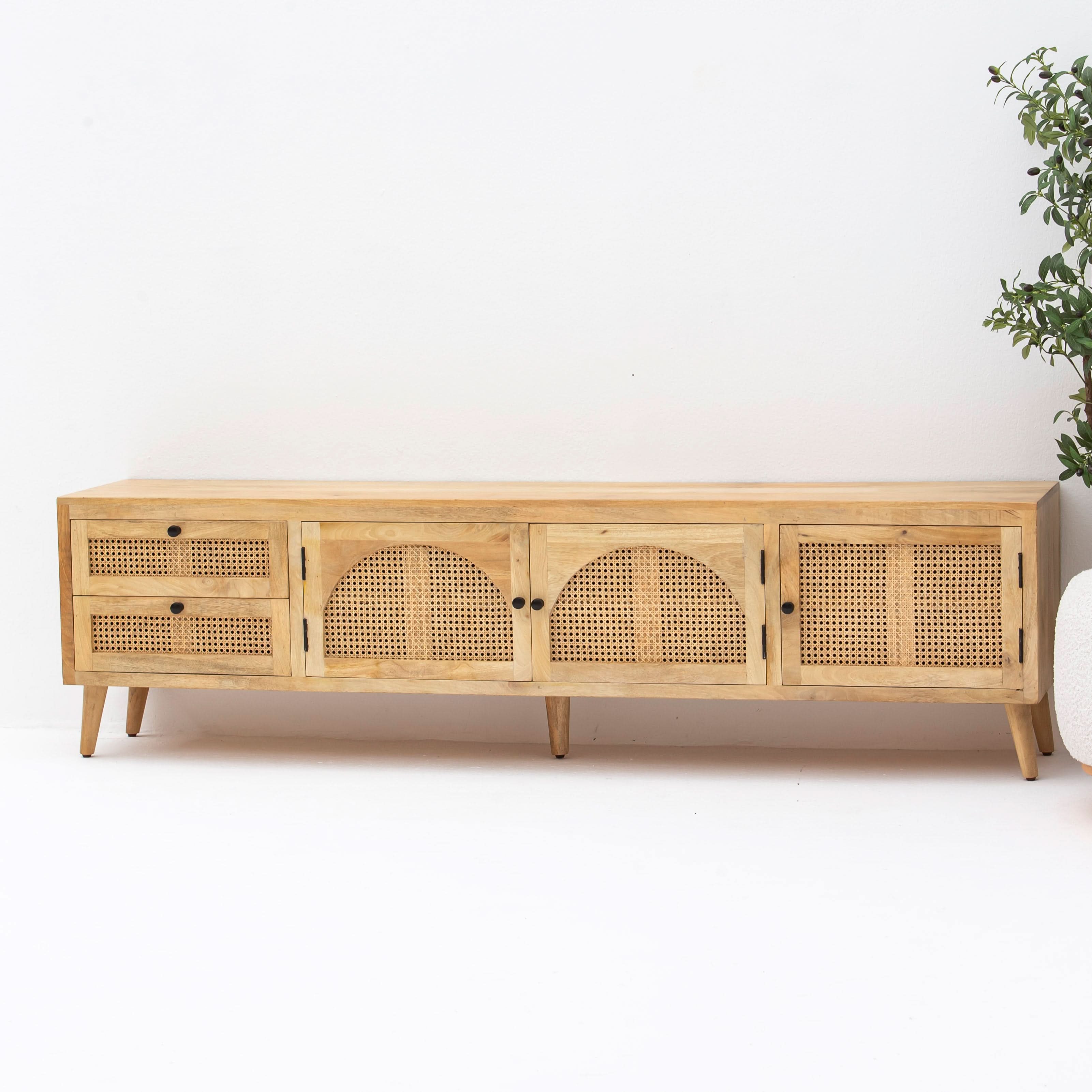 CANOVIA CANE TV STAND - Art and craft furniture