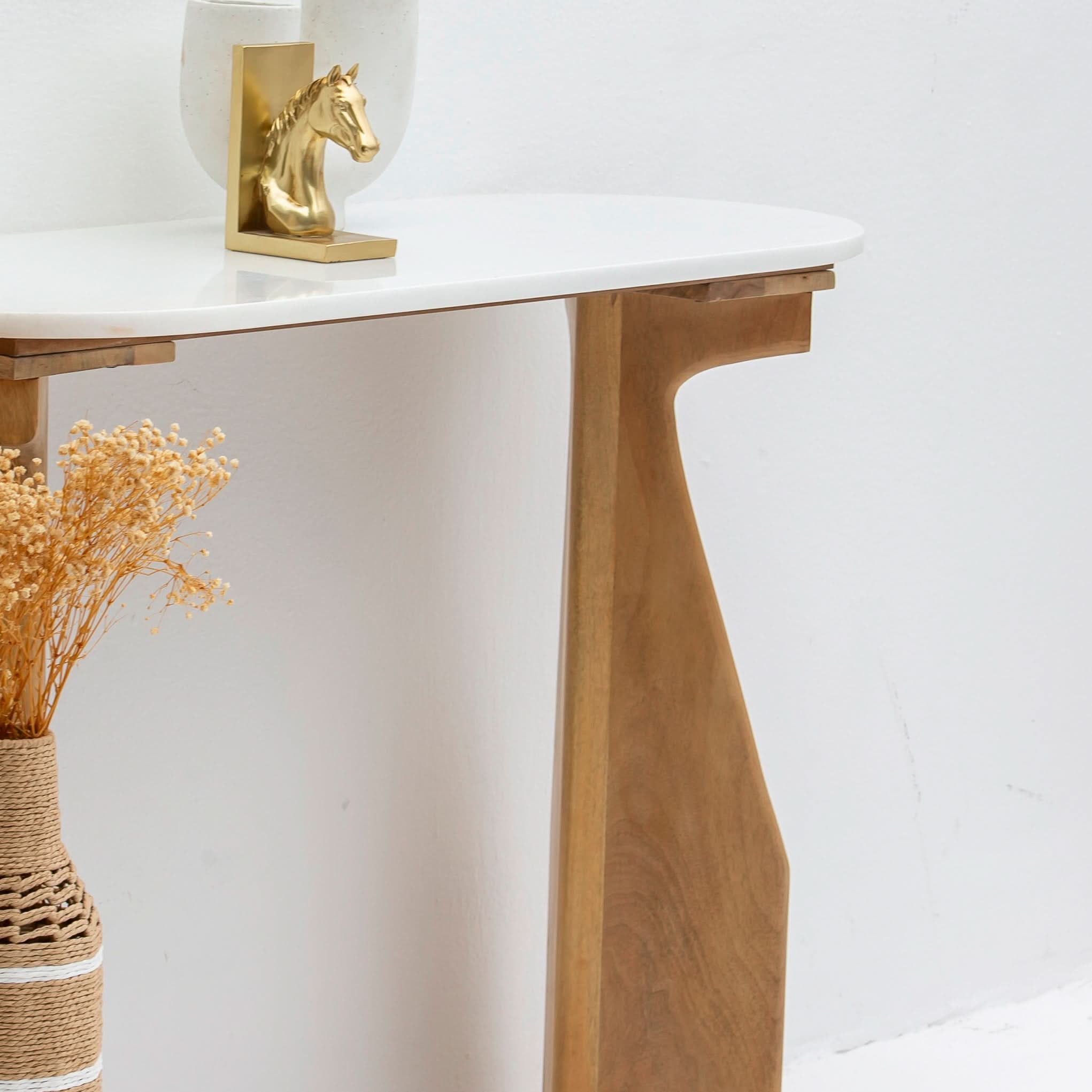 TERRALUXE MARBLE CONSOLE TABLE - Art and craft furniture