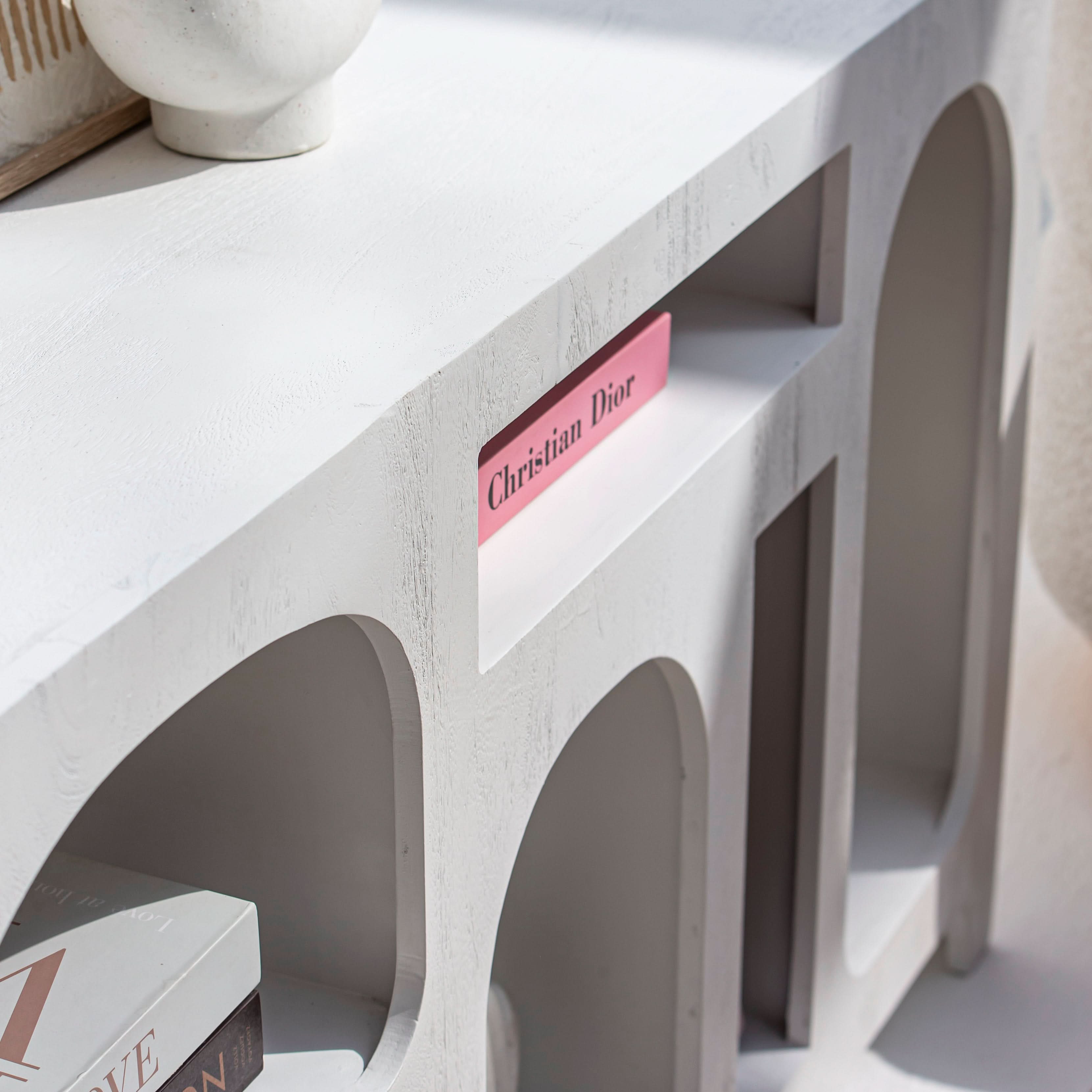 ARCH WHITE OPEN SIDEBOARD - Art and craft furniture