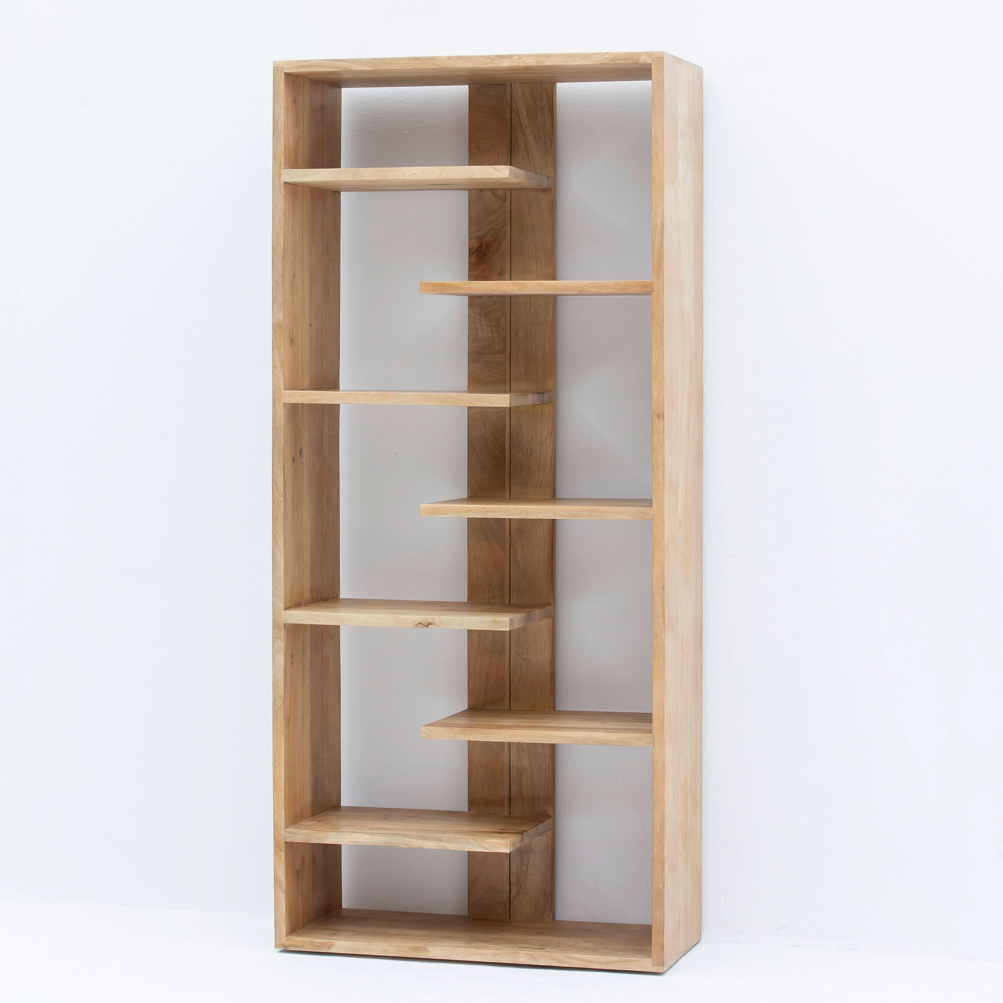 AUREVO WOODEN OPEN BOOKSHELF - Art and craft furniture