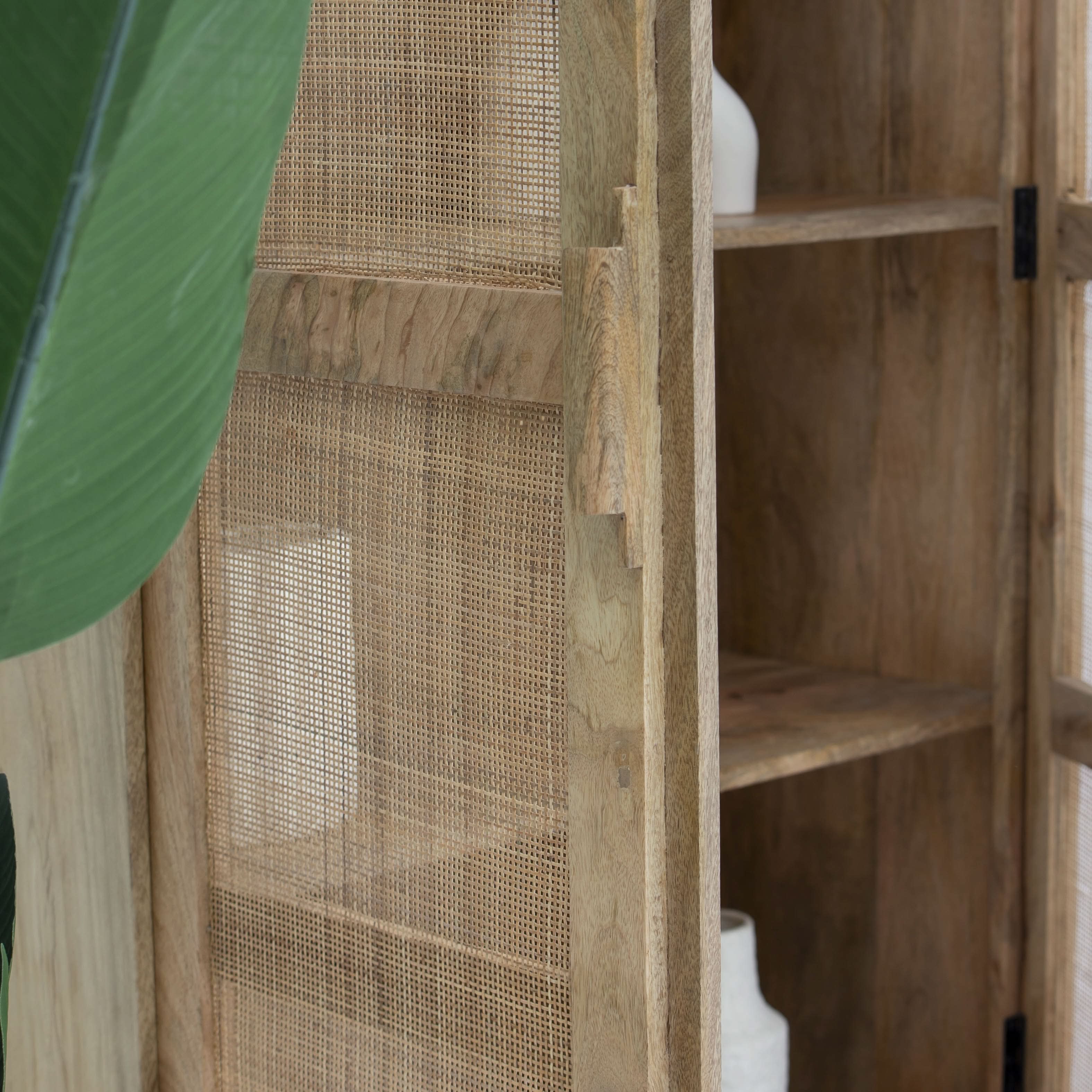 CANOVIA CANE TWO DOOR ONE DRAWER CABINET - Art and craft furniture