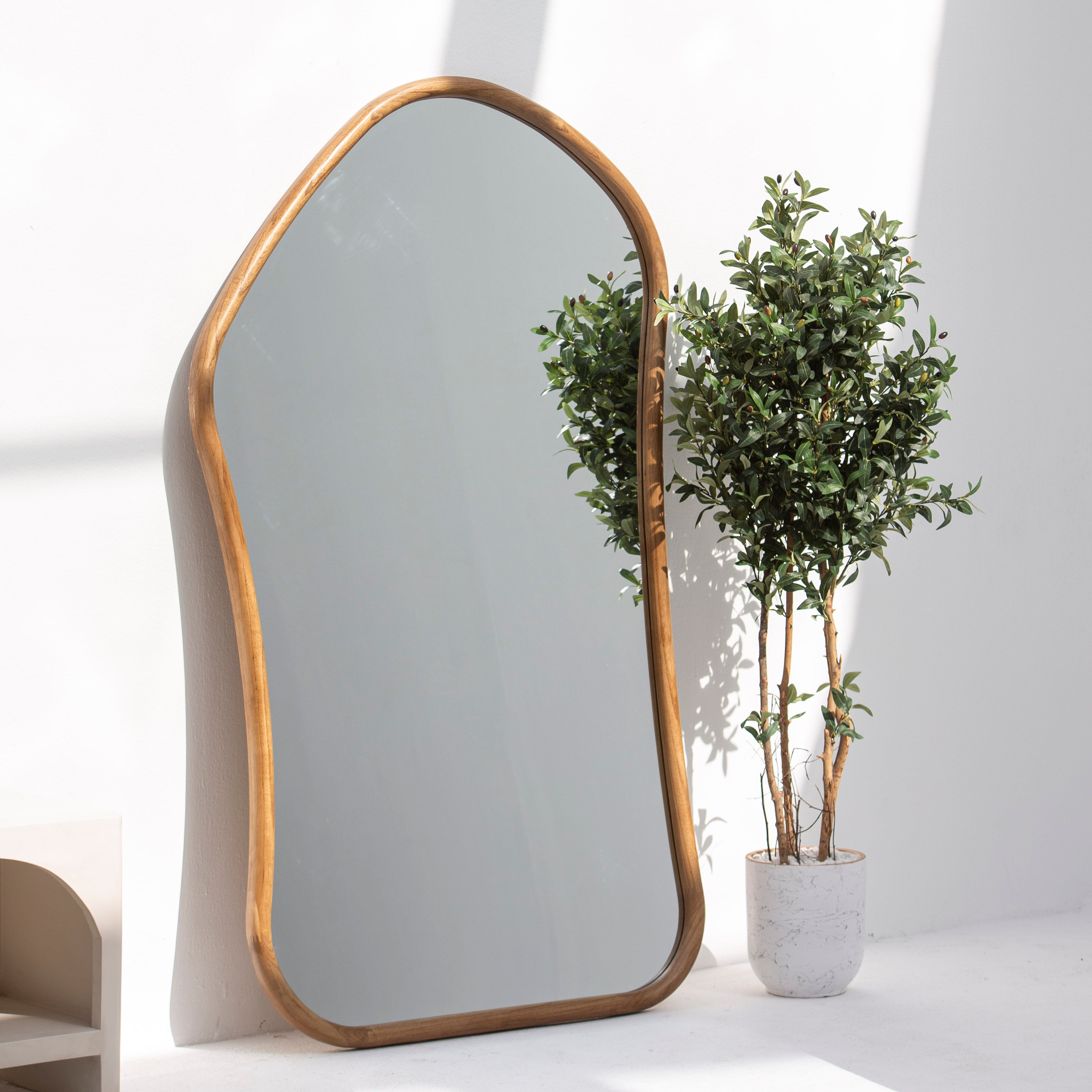 DARWIN WOODEN MIRROR FRAME - Art and craft furniture