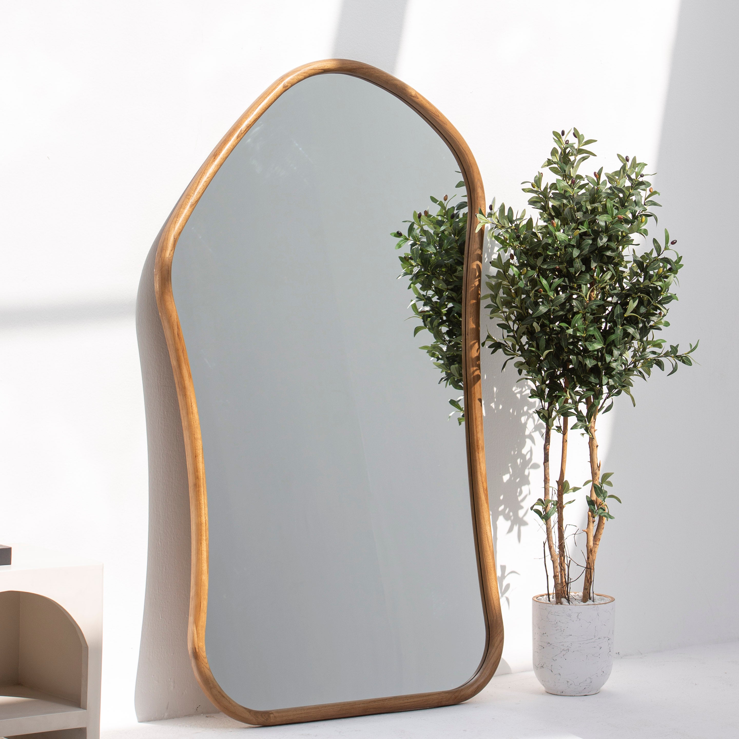 DARWIN WOODEN MIRROR FRAME - Art and craft furniture