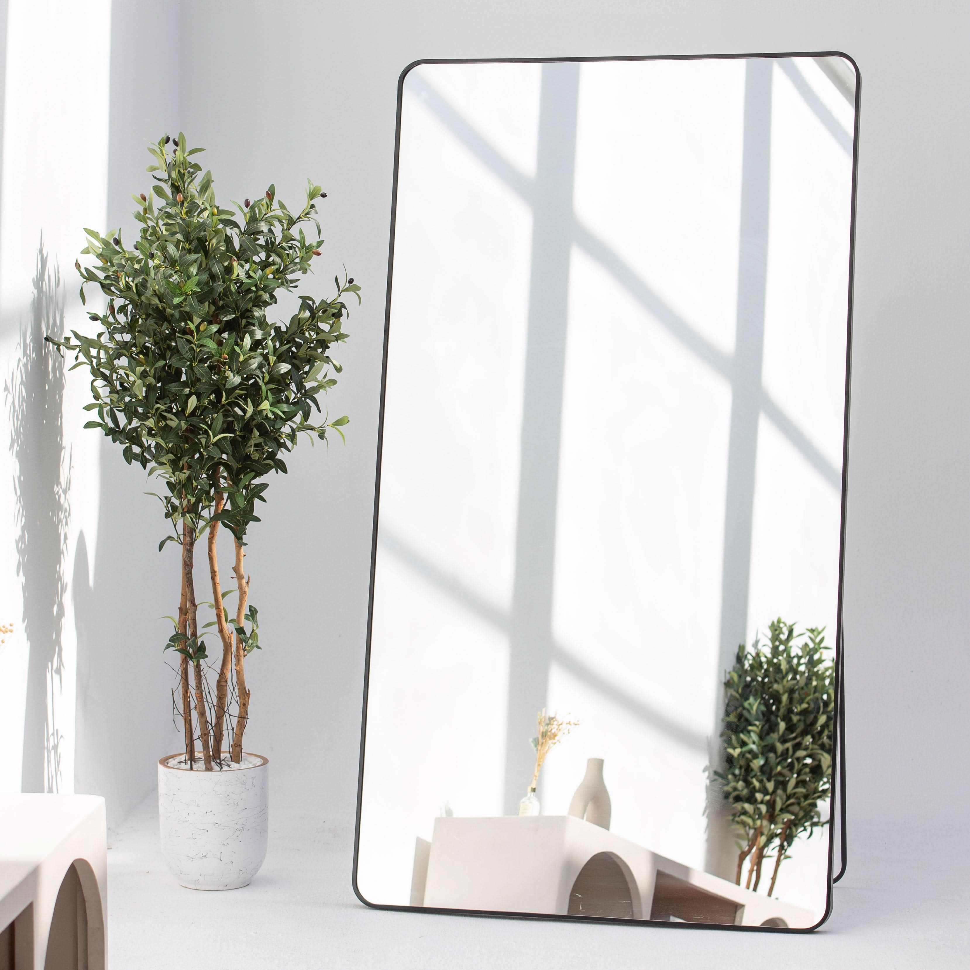 BYRON RECTANGLE BLACK METAL MIRROR FRAME - Art and craft furniture