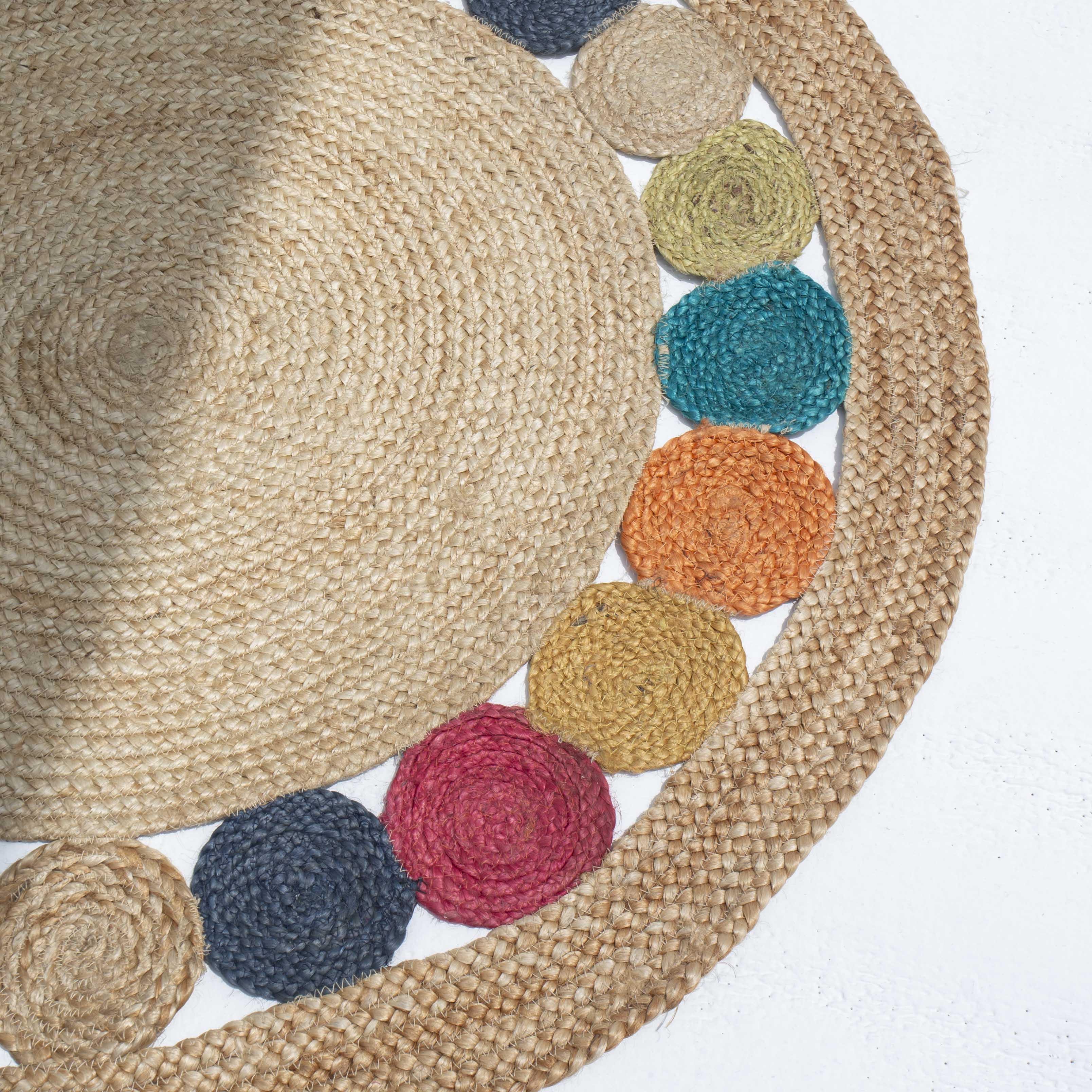 Aurora Handmade Jute Rug - Art and craft furniture