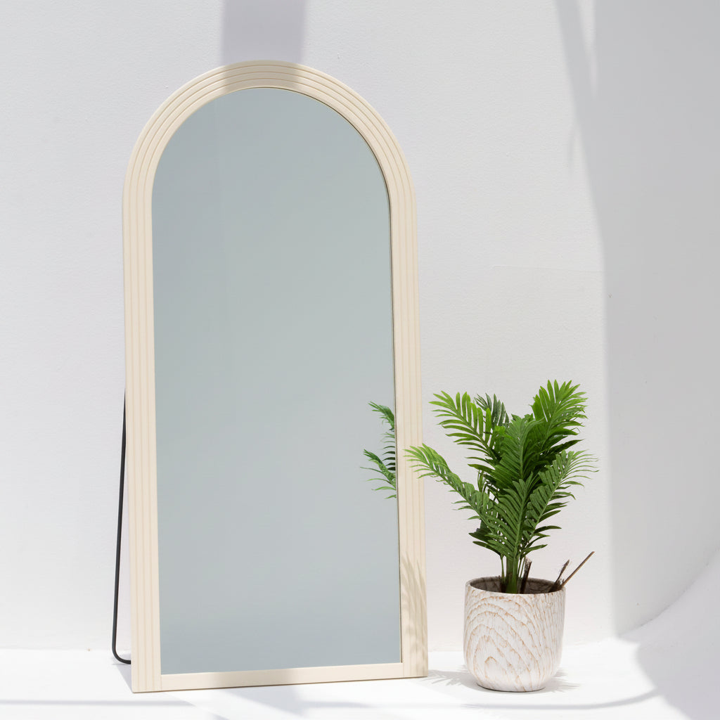 Arcwood White Mirror Frame - Art and craft furniture