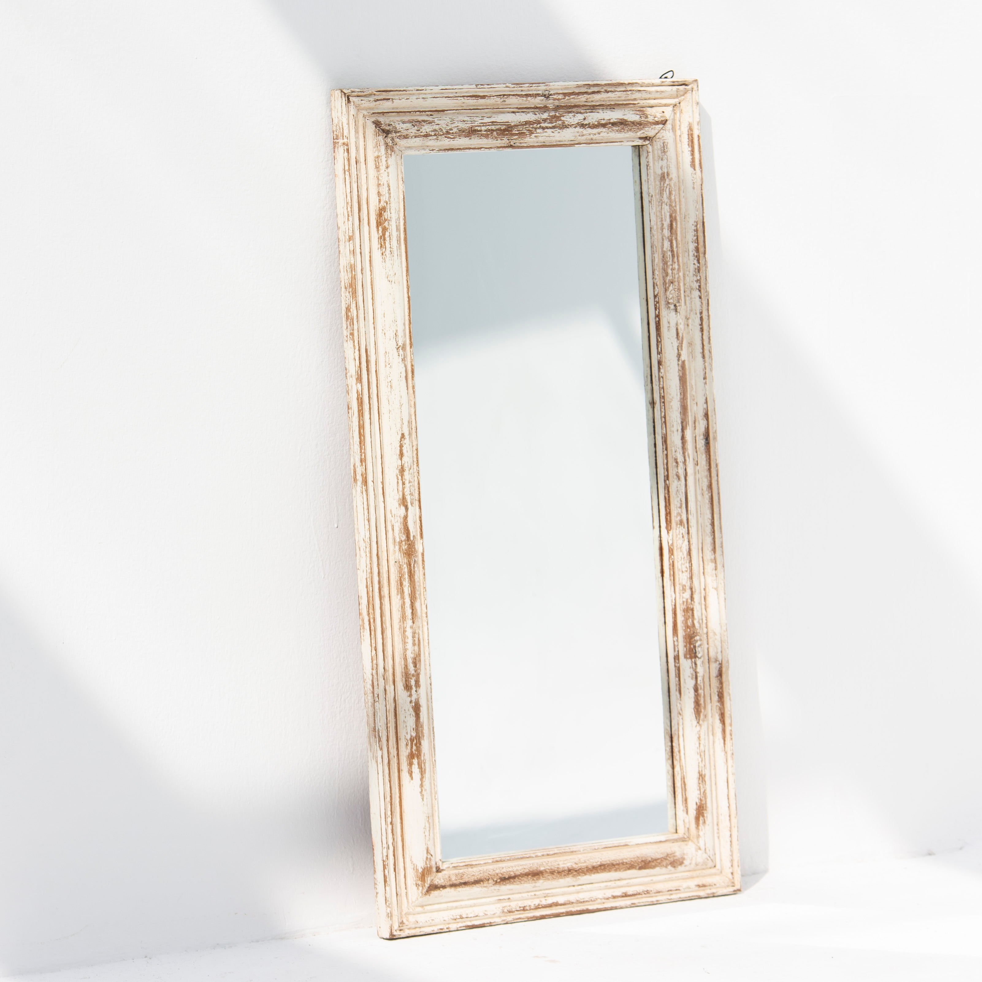 Rustic Finish Mirror Frame Muilt Colour - Art and craft furniture