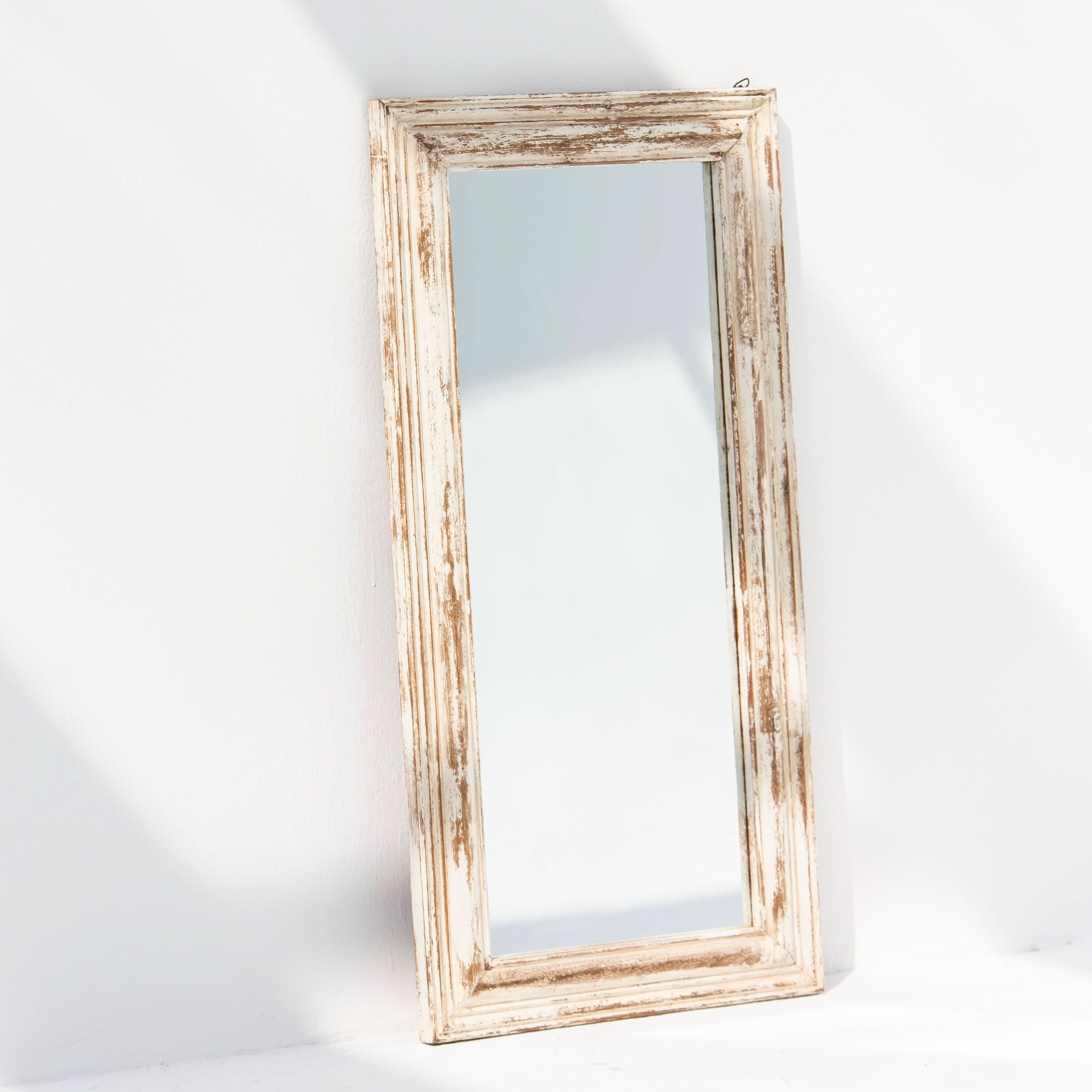 Rustic Finish Mirror Frame Muilt Colour - Art and craft furniture