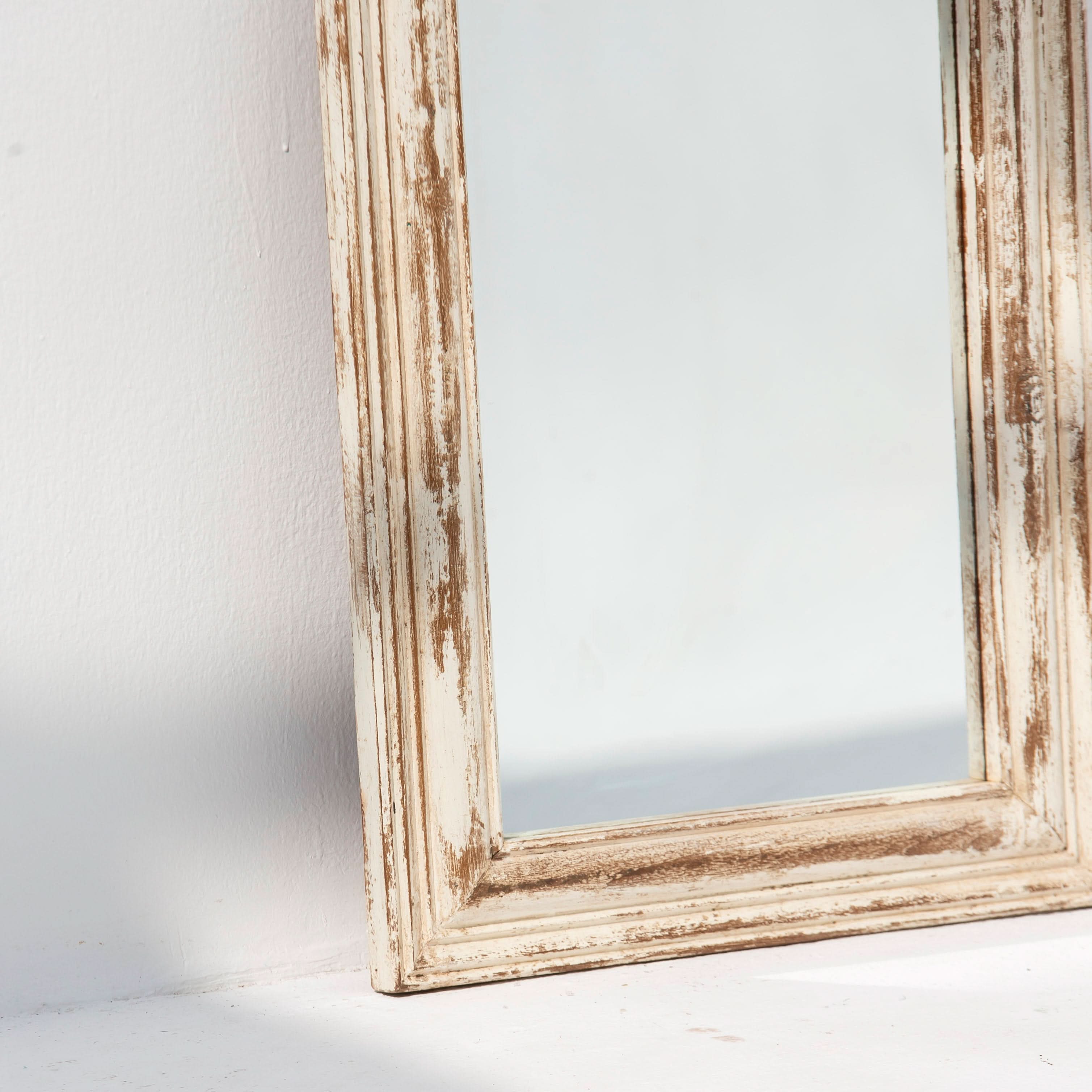 Rustic Finish Mirror Frame Muilt Colour - Art and craft furniture