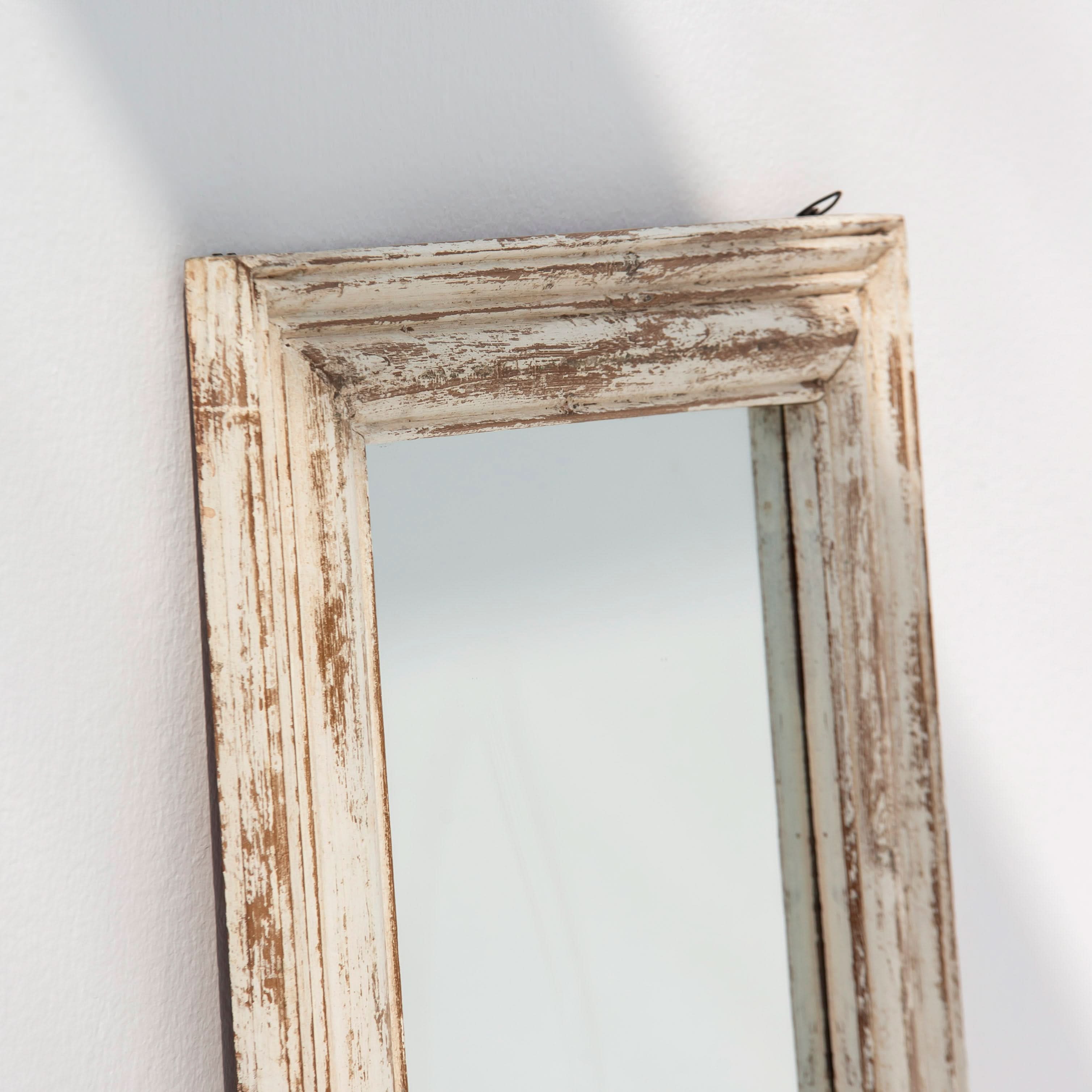 Rustic Finish Mirror Frame Muilt Colour - Art and craft furniture