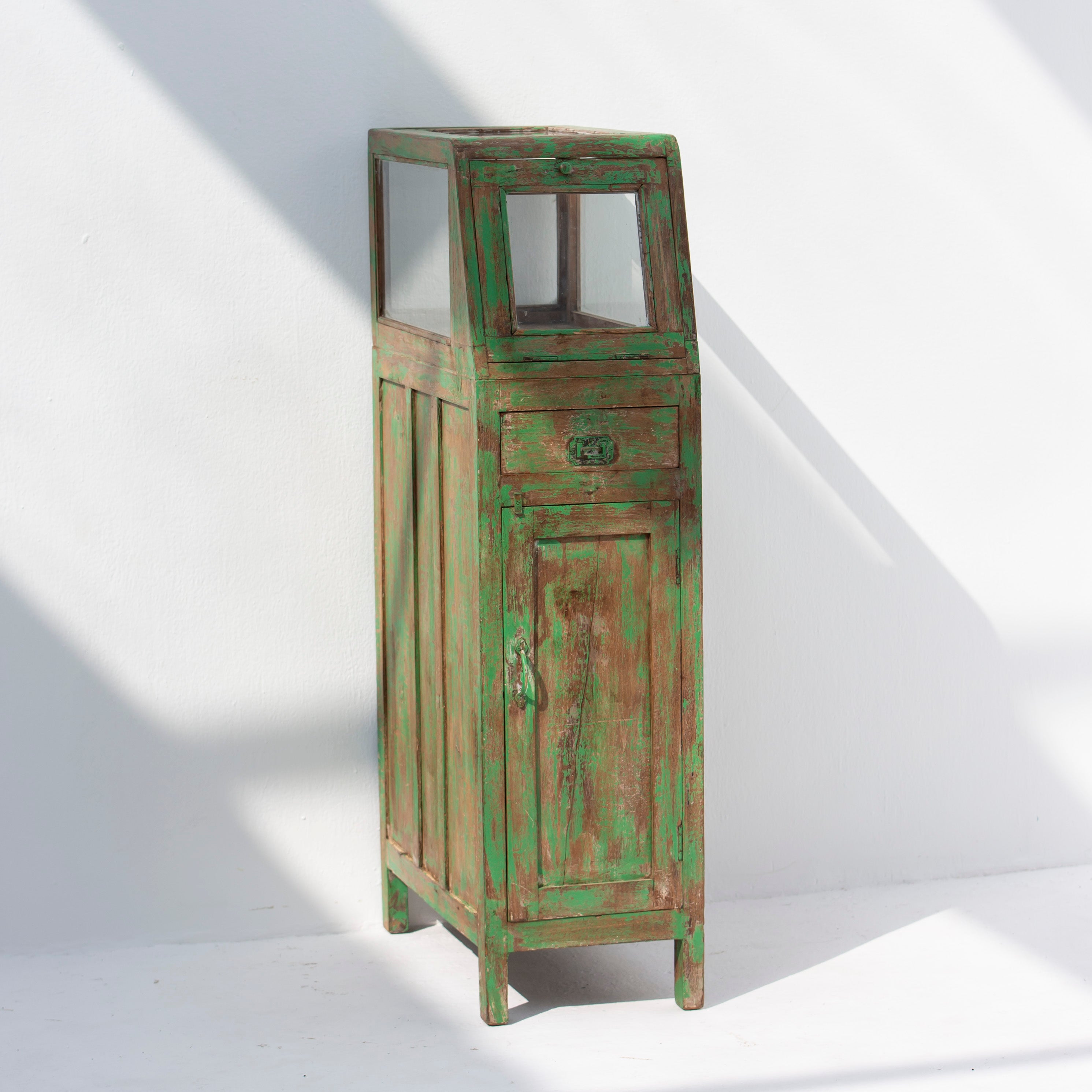 Timeless Slip Storage Antique Cabinet - Art and craft furniture