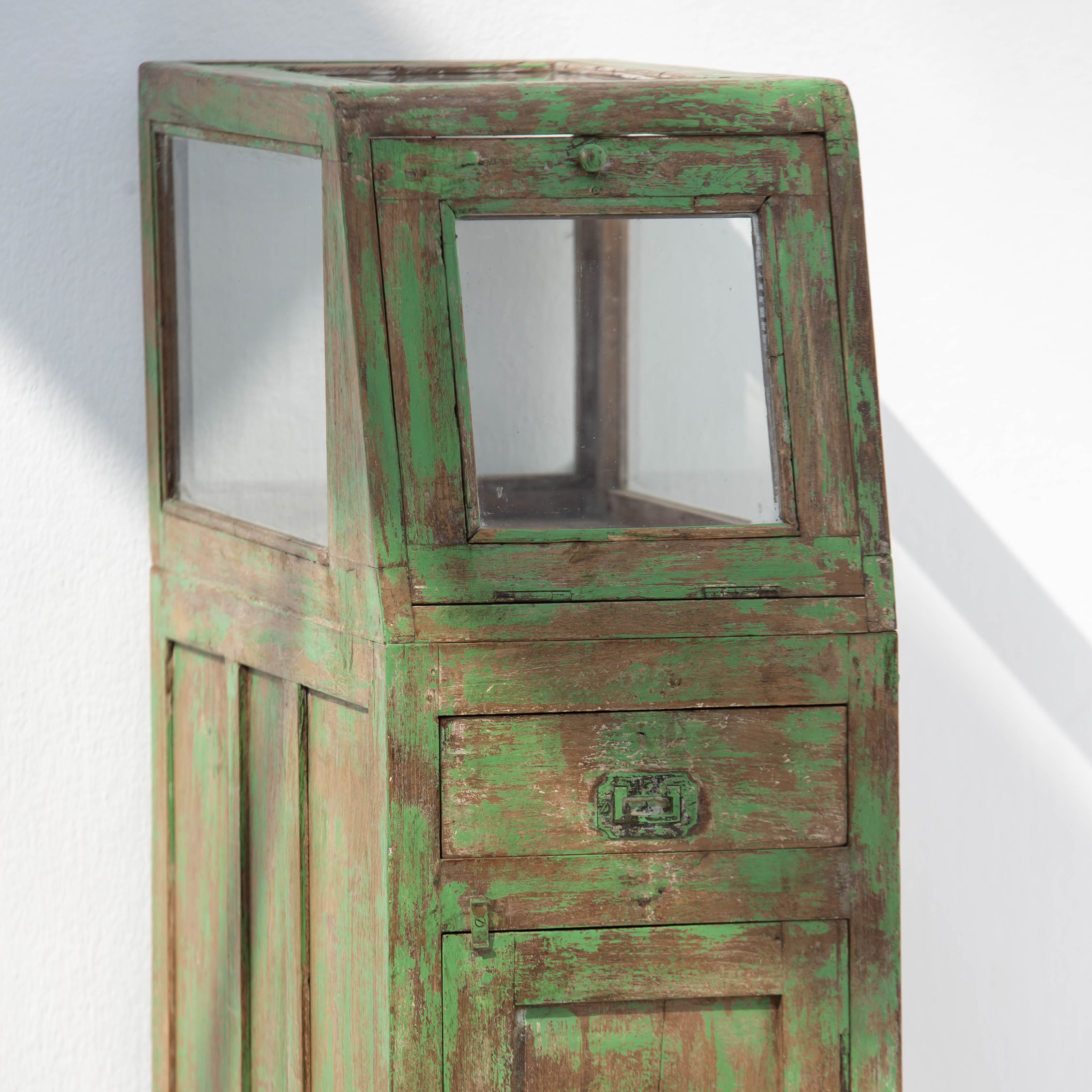 Timeless Slip Storage Antique Cabinet - Art and craft furniture